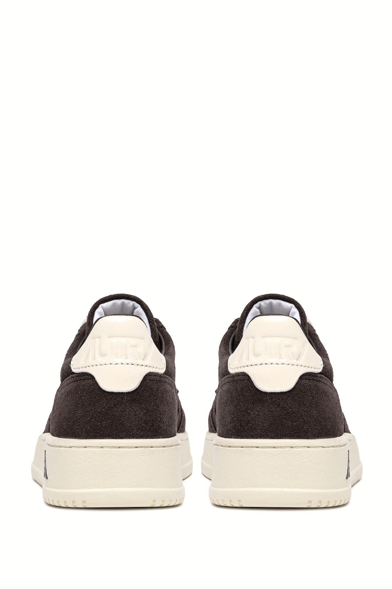 Autry Sneaker donna in nabuck mod. Medalist AULW UH08 MOKA/WHT