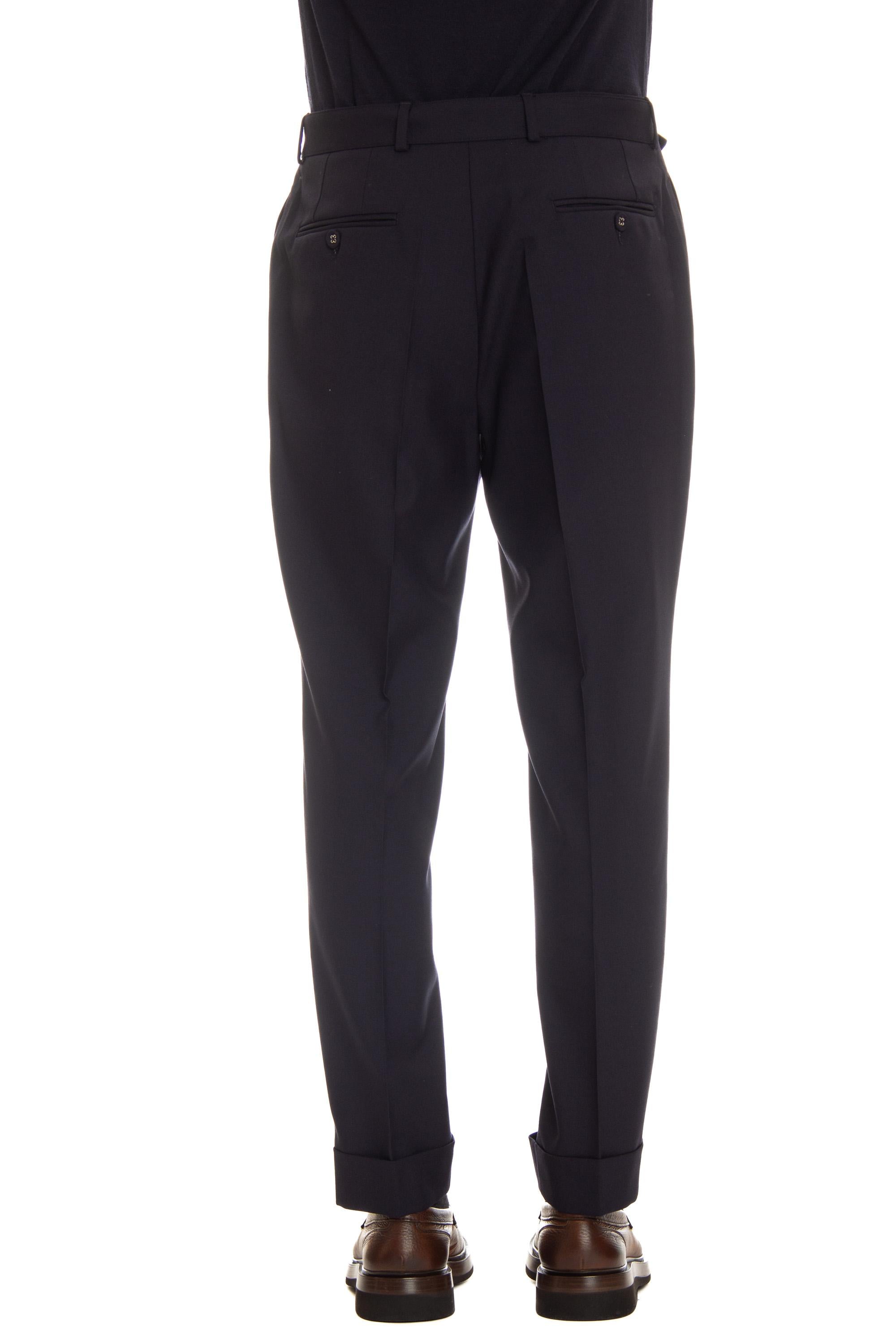 Officine Générale Pantalone in lana mod. Pierre MTLG469 DARK NAVY