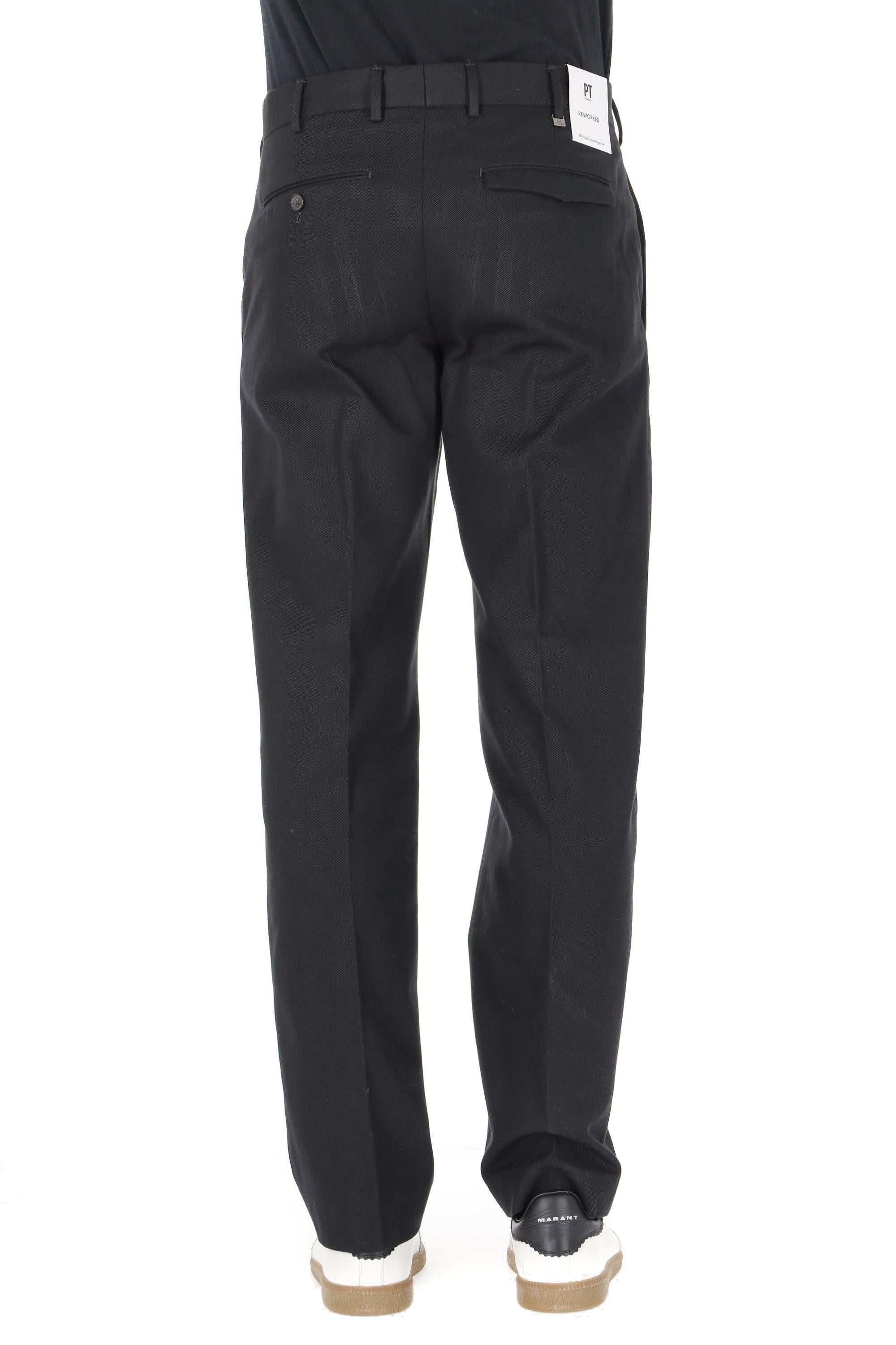 PT Torino Pantalone in puro cotone diagonale deluxe linea Michael ASJDB00REW SD73/2 0990