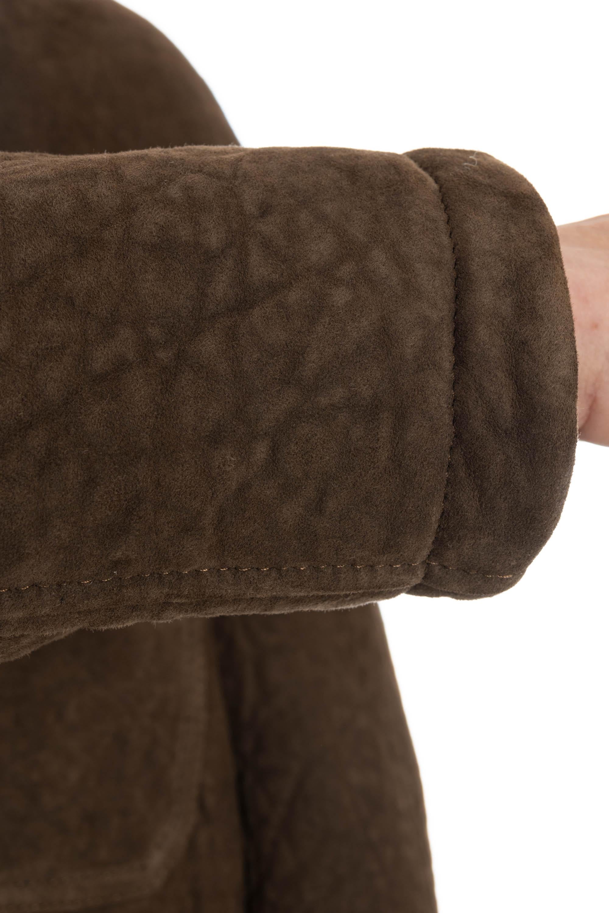 Work jacket in pelle elephant 47506-U TERRA Salvatore Santoro