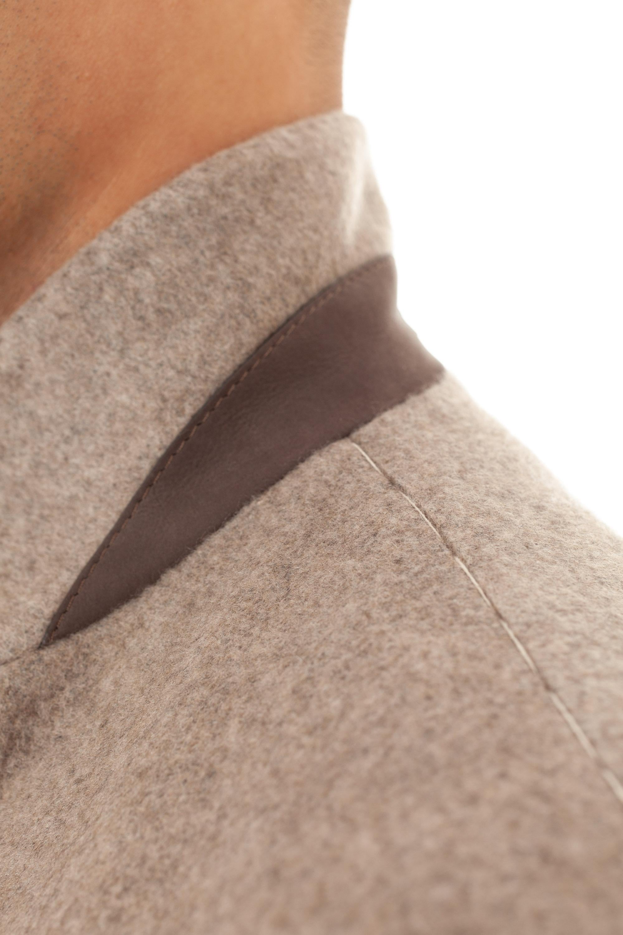 Zegna Cappotto in beaver di cashmere 699511A6 40B7S0 N