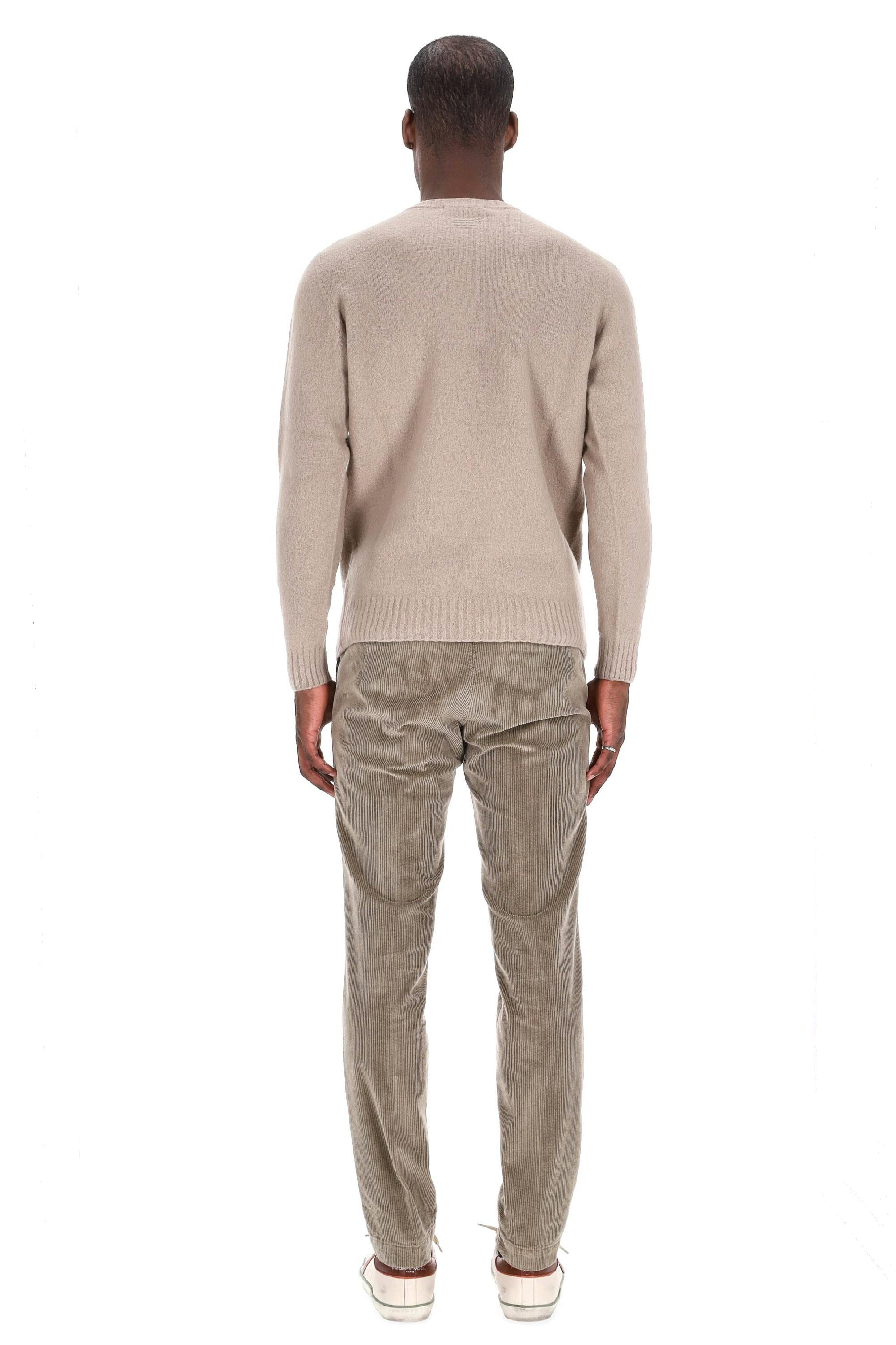 Maglia girocollo in lana garzata D8W103GLO 160 Drumohr