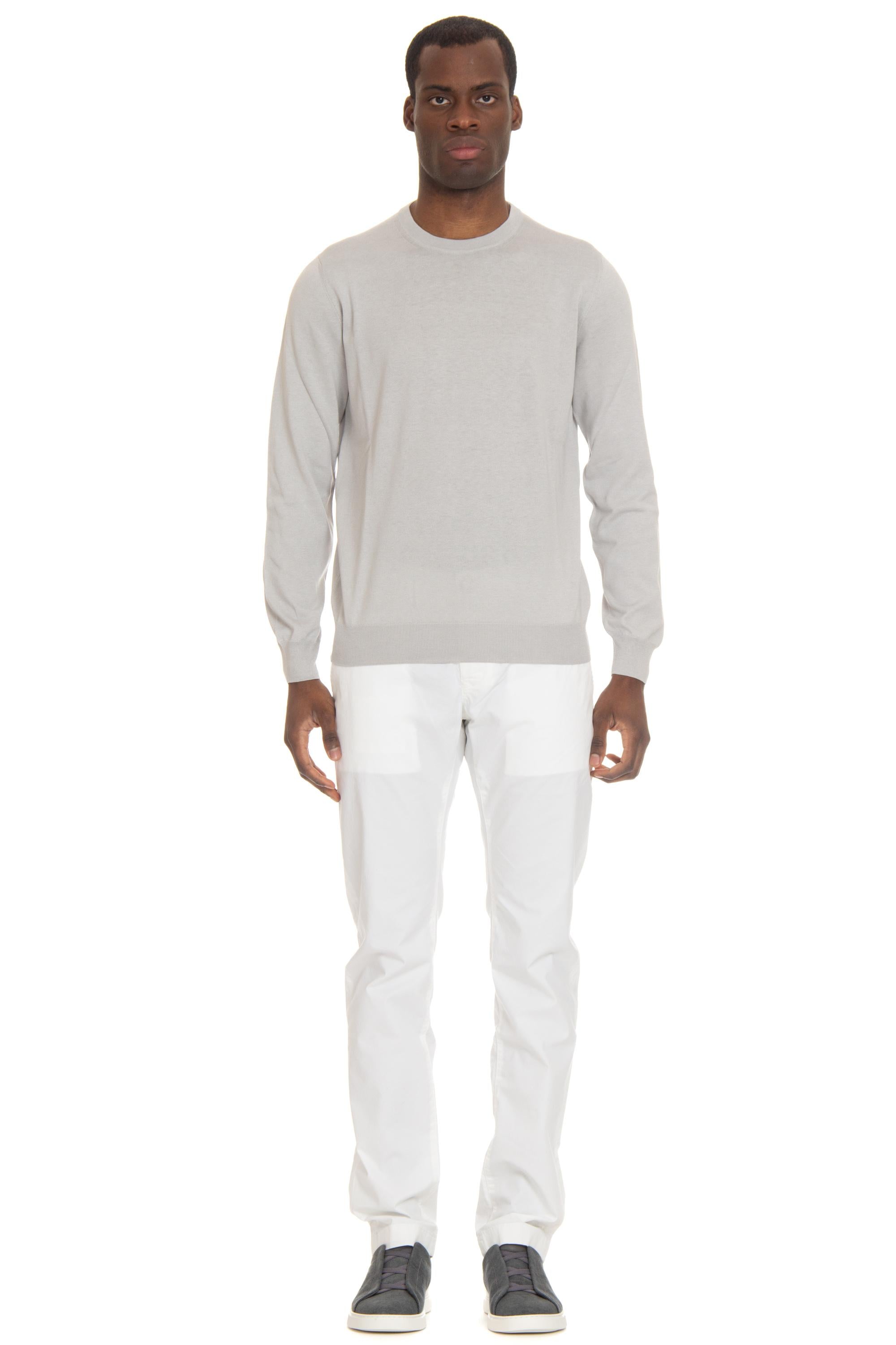 Maglia girocollo in cotone-seta CTS24801/2 CS235 Il Setaccio