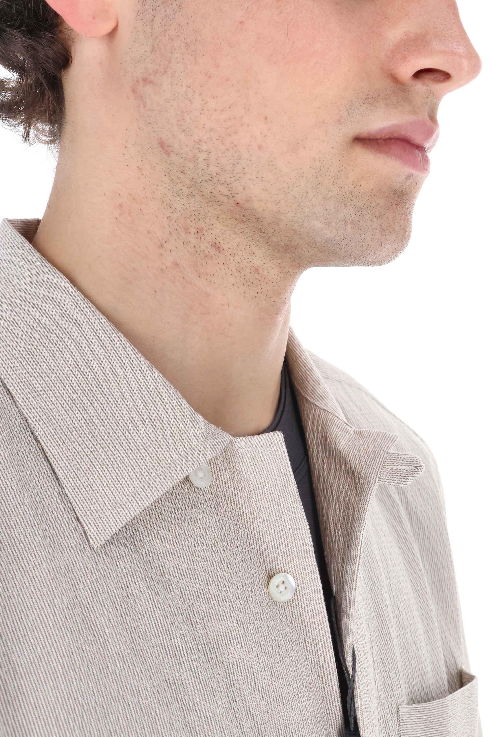 Camicia in cotone goffrato CM000011U 1985 Herno