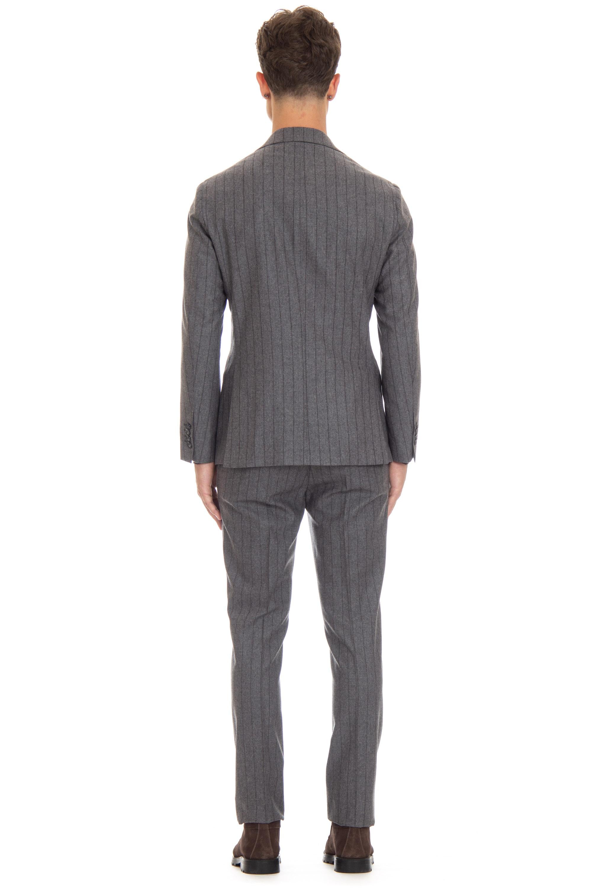 Barba Abito gessato in lana comfort S1 43010 0001