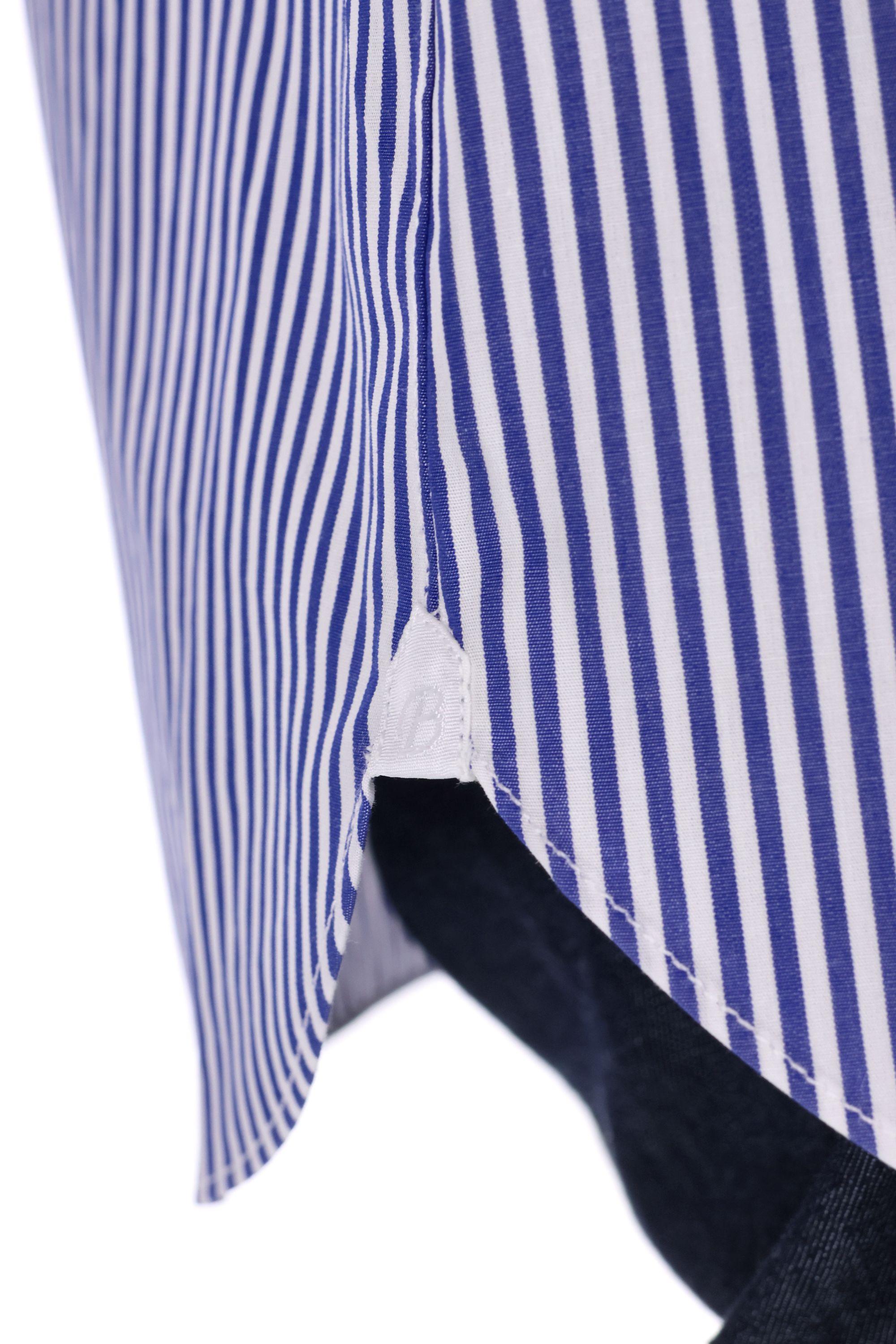Camicia sartoriale bacchettata in cotone 19021 2 Borriello