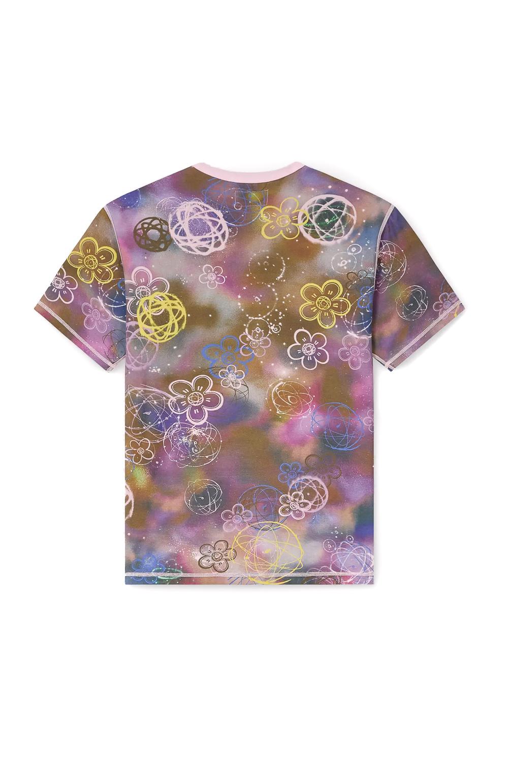 Kenzo T-shirt stampata reversibile x Futura 2000 FF65TS2584SG 30