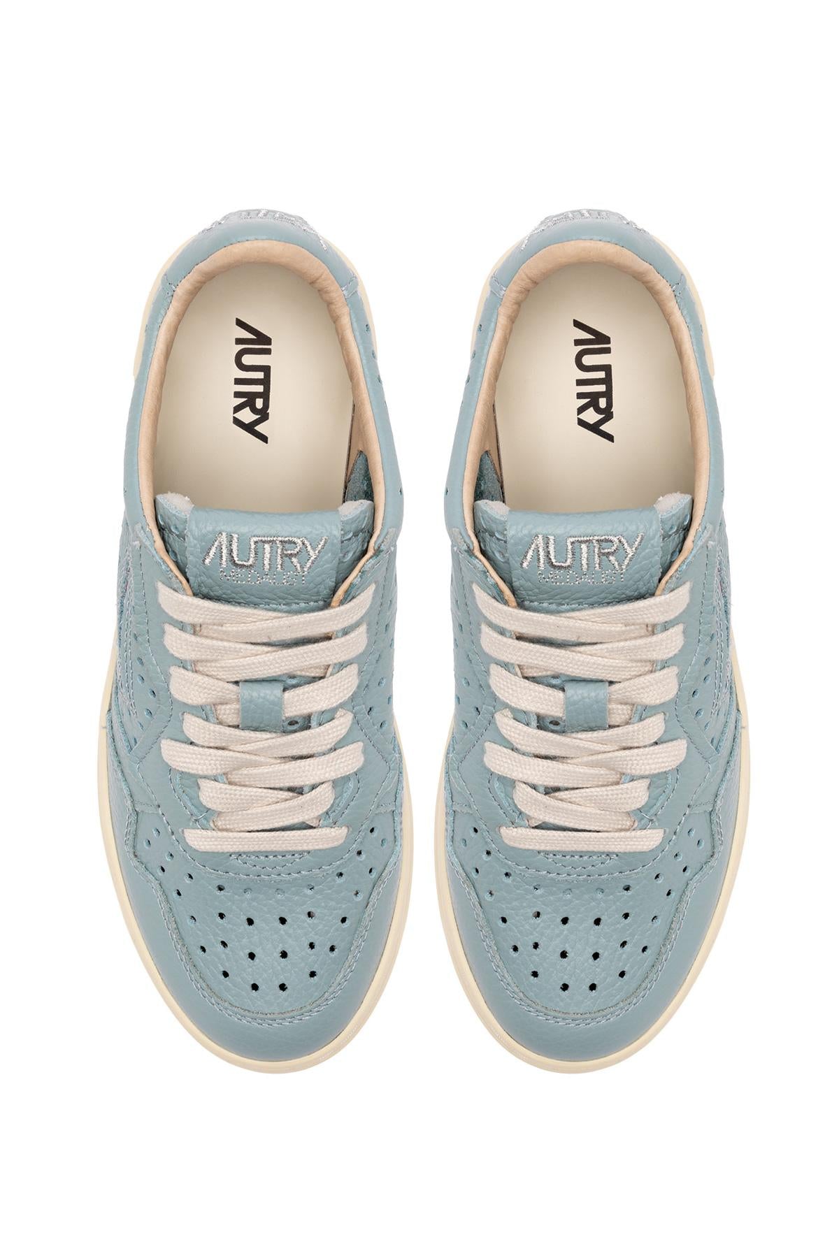 Autry Sneaker donna Medalist in pelle traforata AULW FA02 AZURE