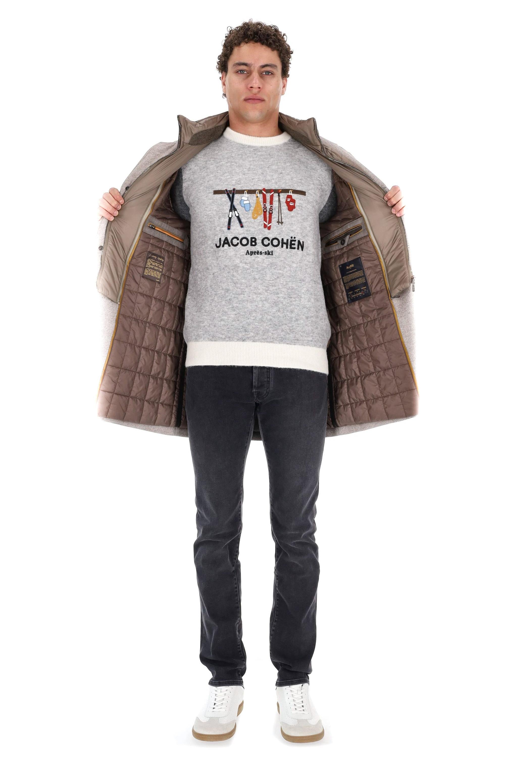 Moorer Cappotto in lana imbottito in piuma mod. Monferrato-L MONFERRATO-LP U0231