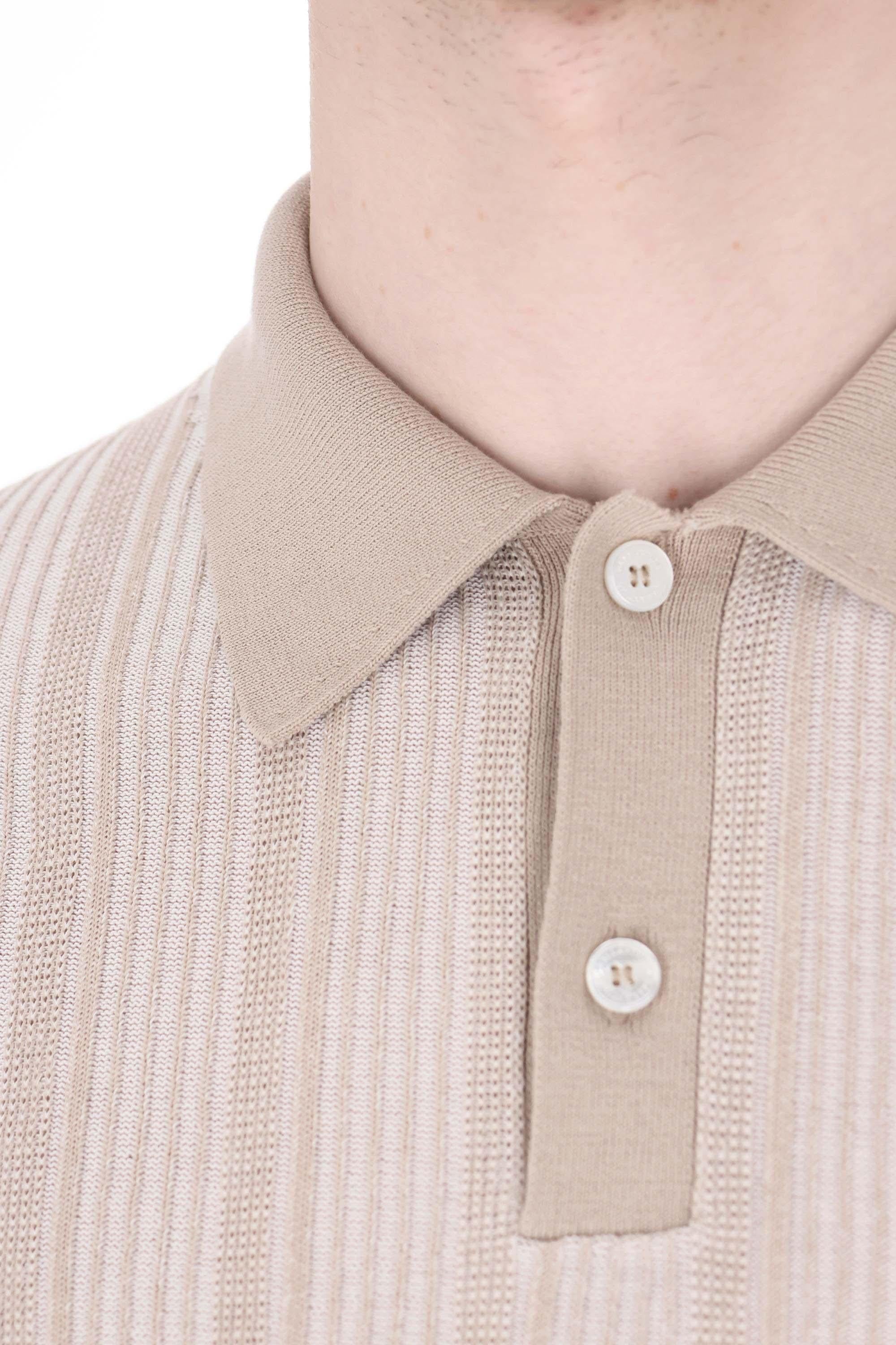 Ballantyne Polo in cotone tramato con taschino B2W256 14C14 98024