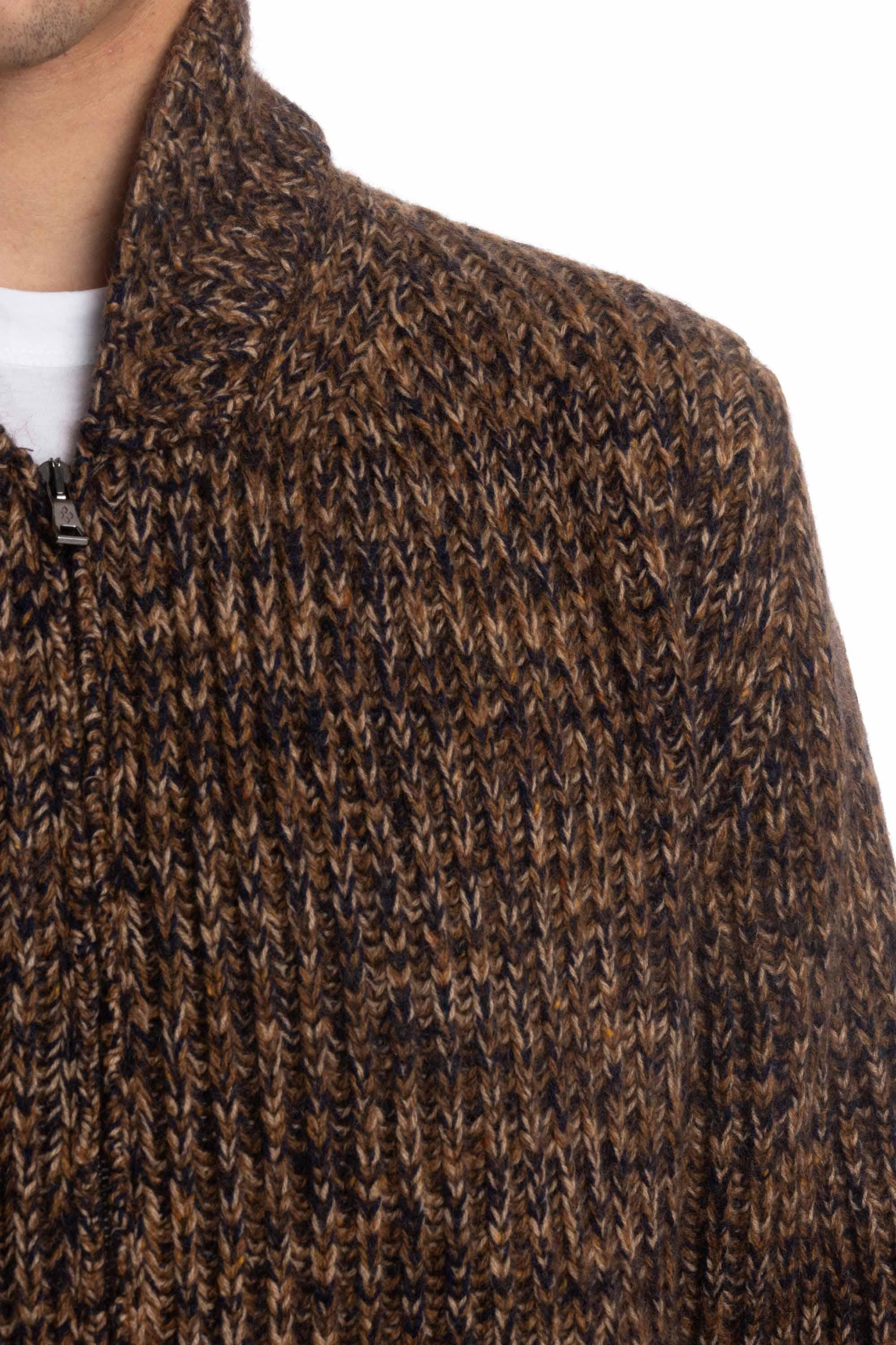 Maglia full zip in misto lana e cashmere Raw Diamond B4K181 3W043 94502 Ballantyne