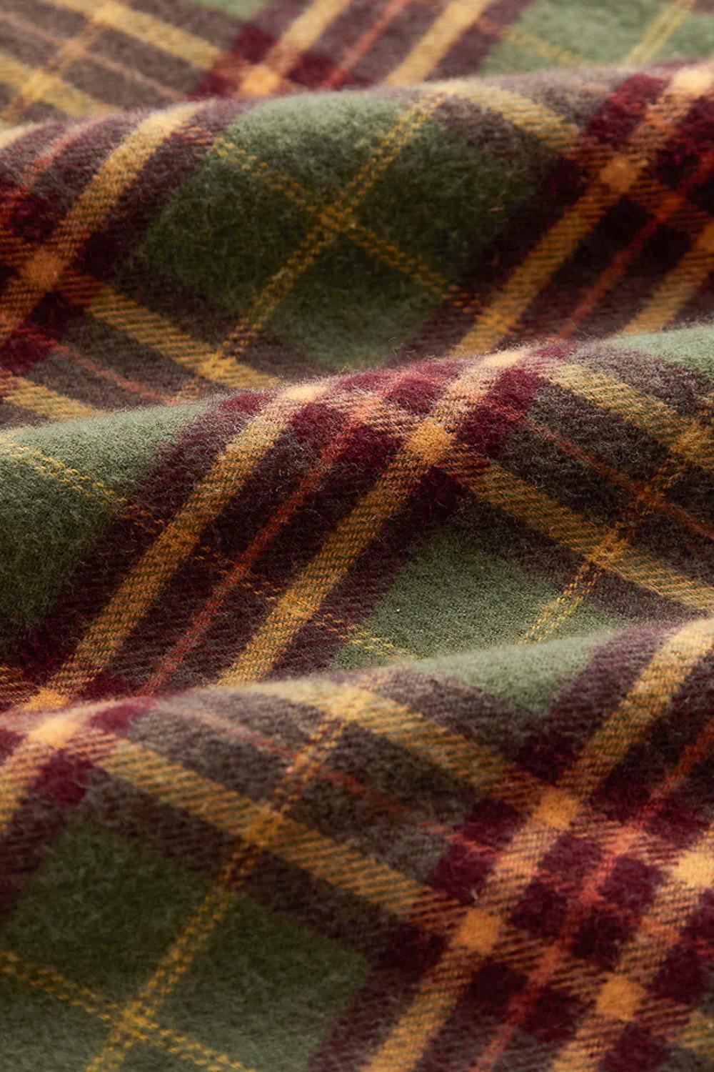 Portuguese Flannel Camicia in flanella di cotone modello Hoop 044 MLTCLR