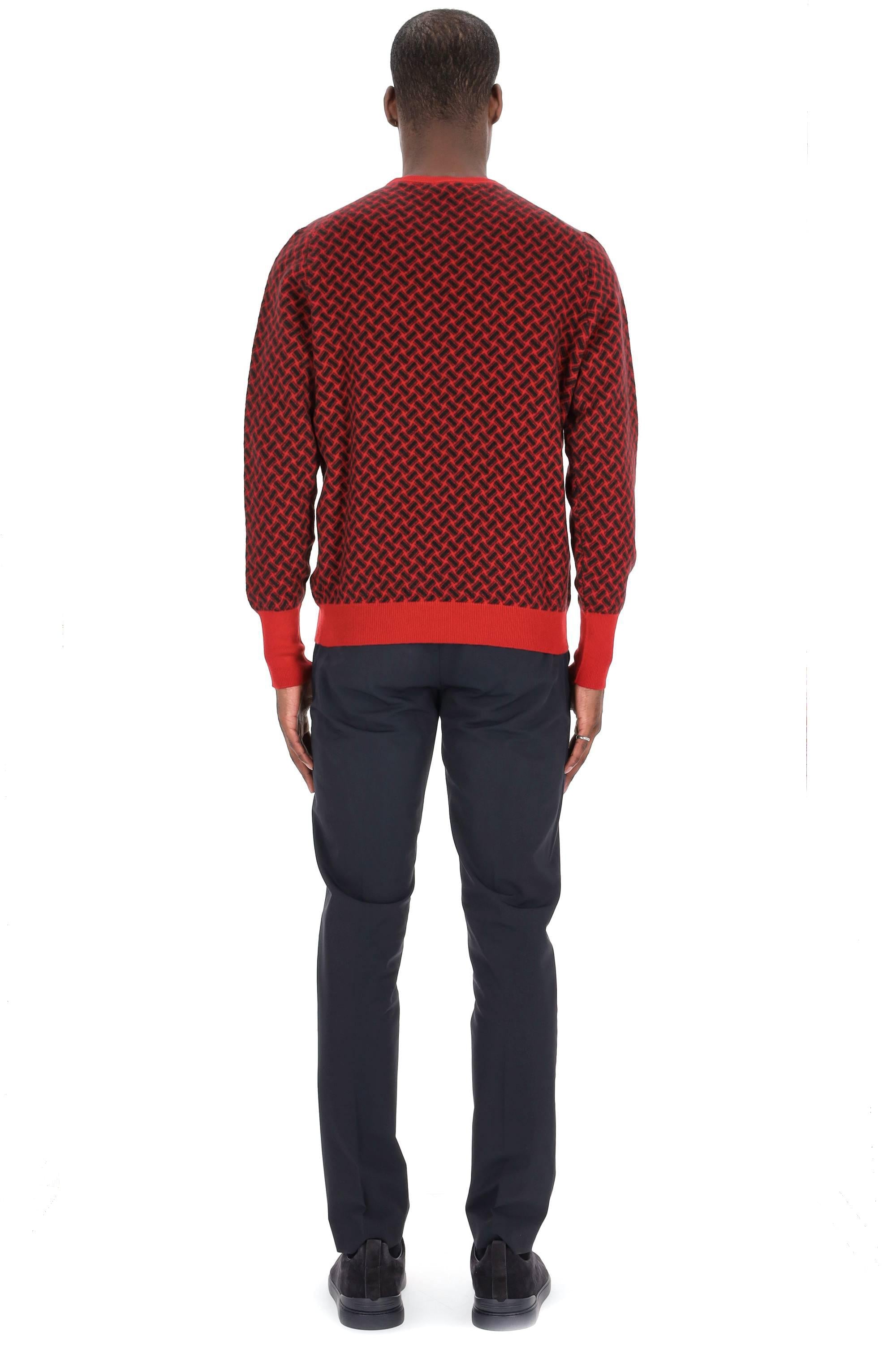 Maglia girocollo biscottino in cashmere D2K103-2 RB45 Drumohr