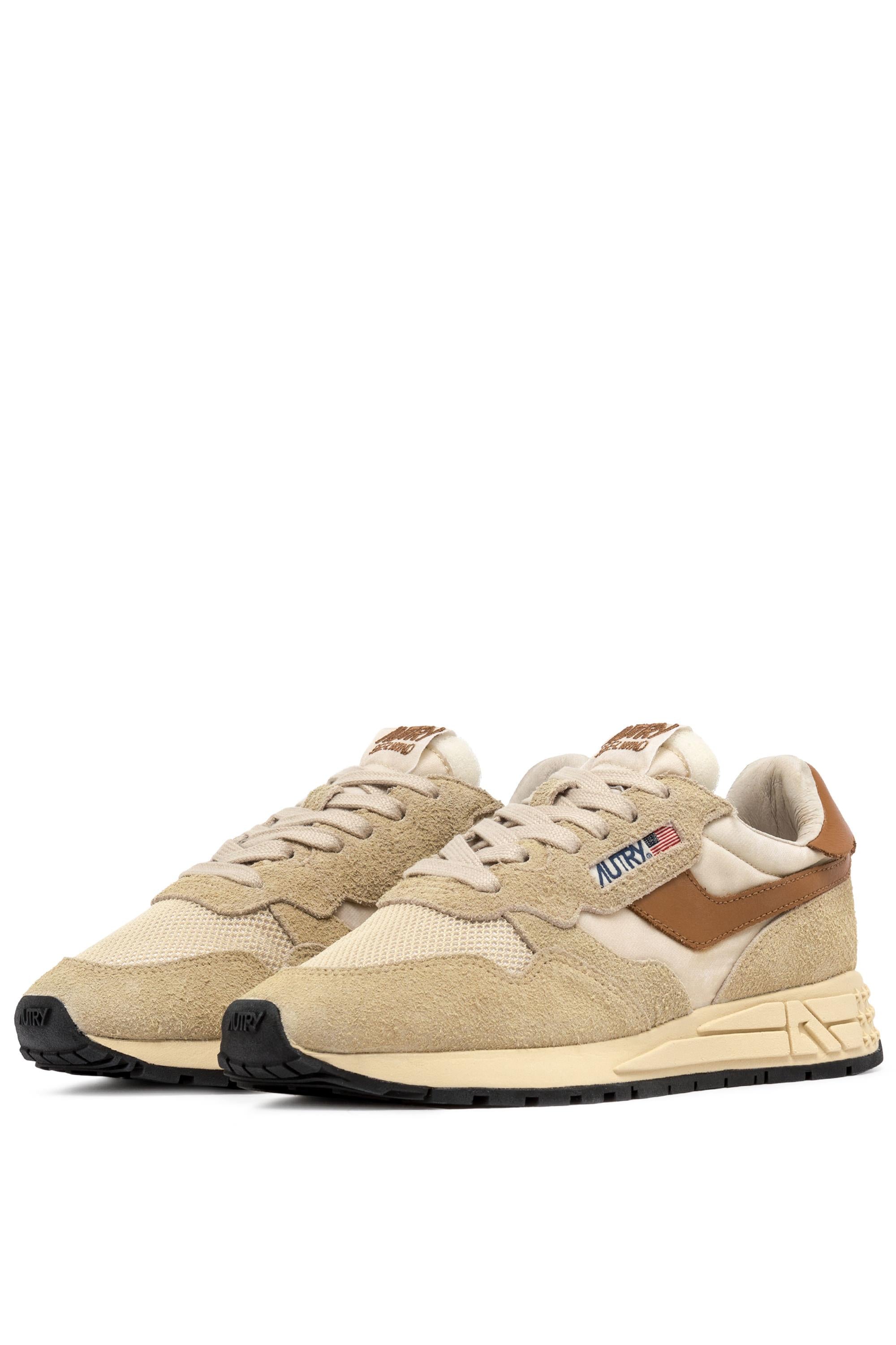 Running donna Reelwind in nylon e camoscio ecrù WWLW UT10 ECRU/CATHSPY Autry
