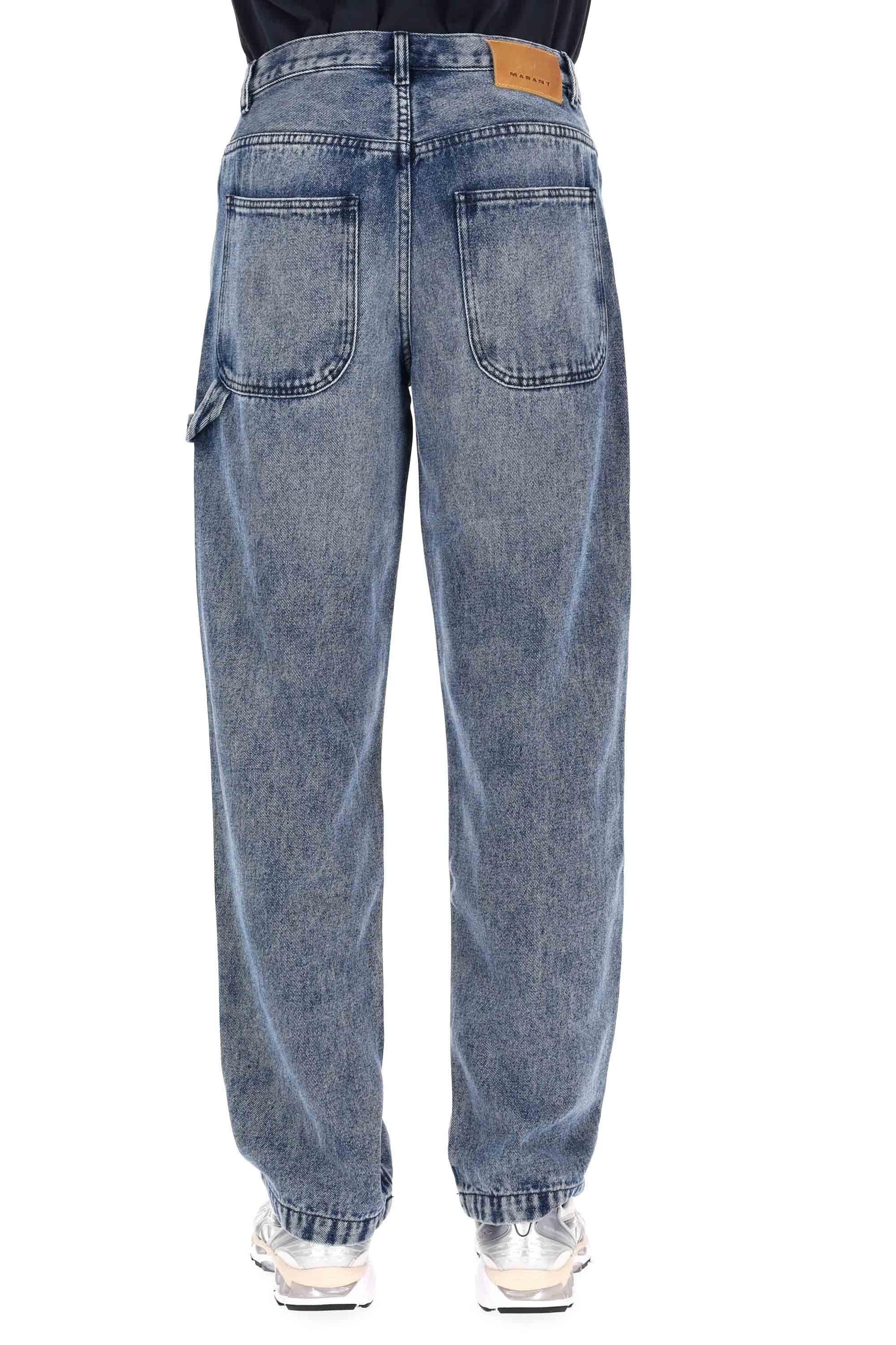 Jeans in lyocell e cotone modello Jenter PA0588HB-B1H07H 30LU Isabel Marant