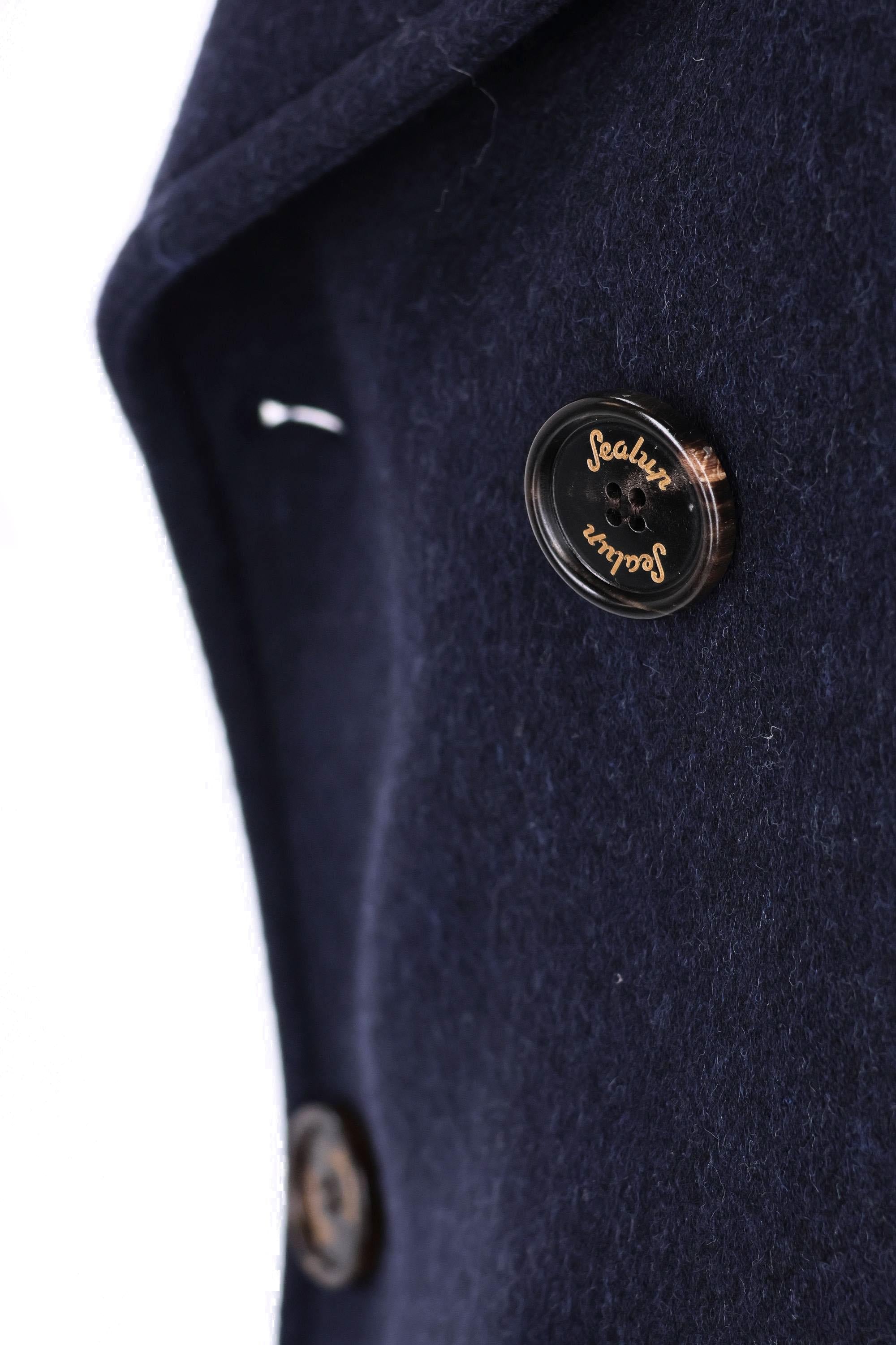 Sealup Peacoat doppiopetto in lana Loro Piana 50002SEU-7612 01