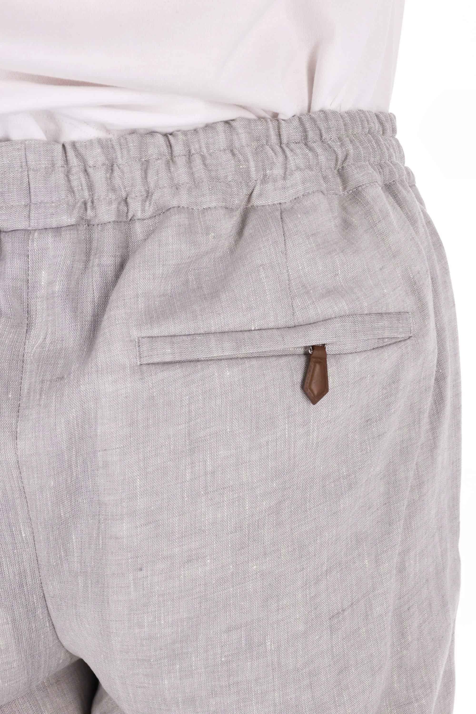 Pantalone in lino Soft fit TSCNZA0CL1 BB58/2 0200 PT Torino