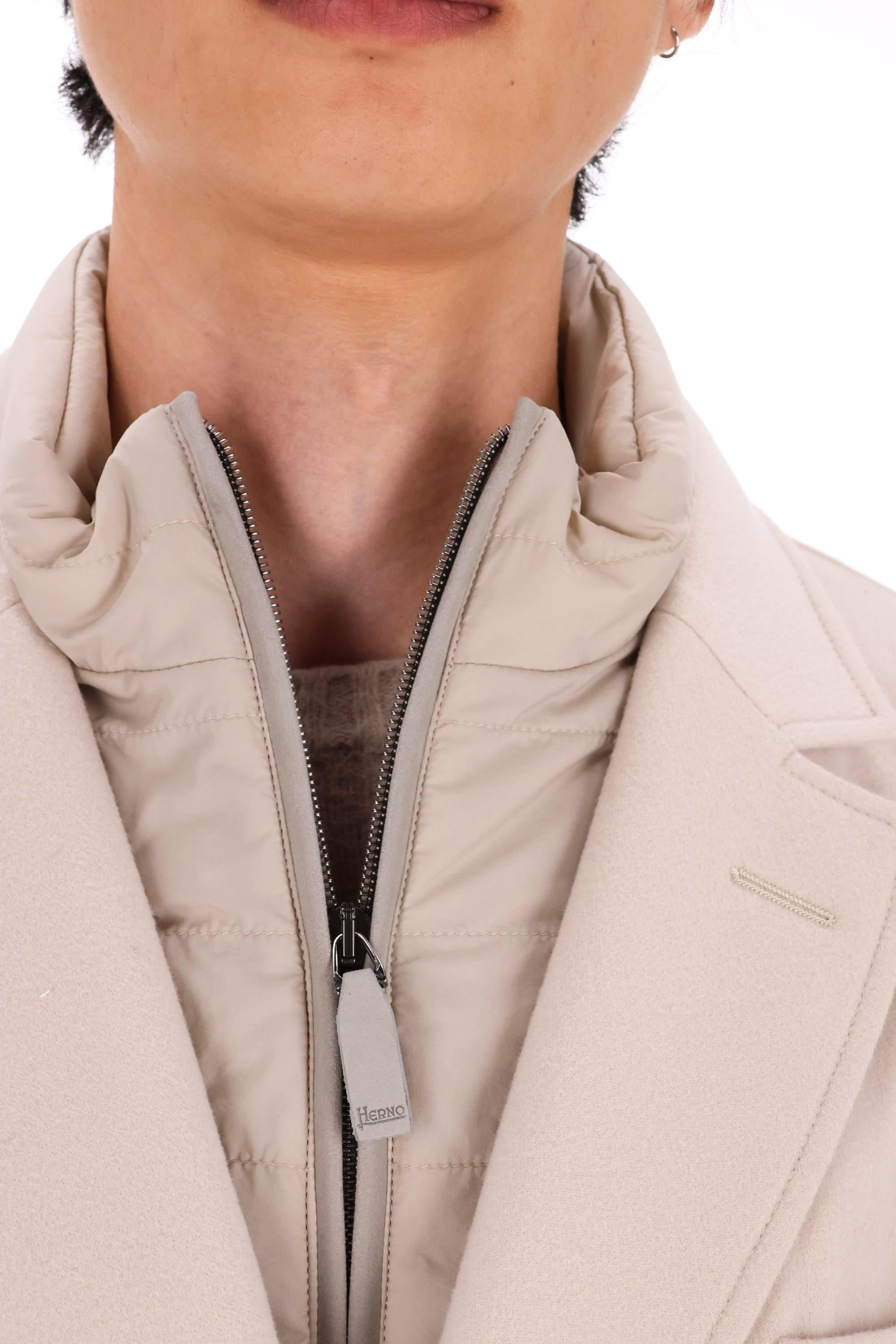 Cappotto in lana vergine imbottito CA000196U 1985 Herno