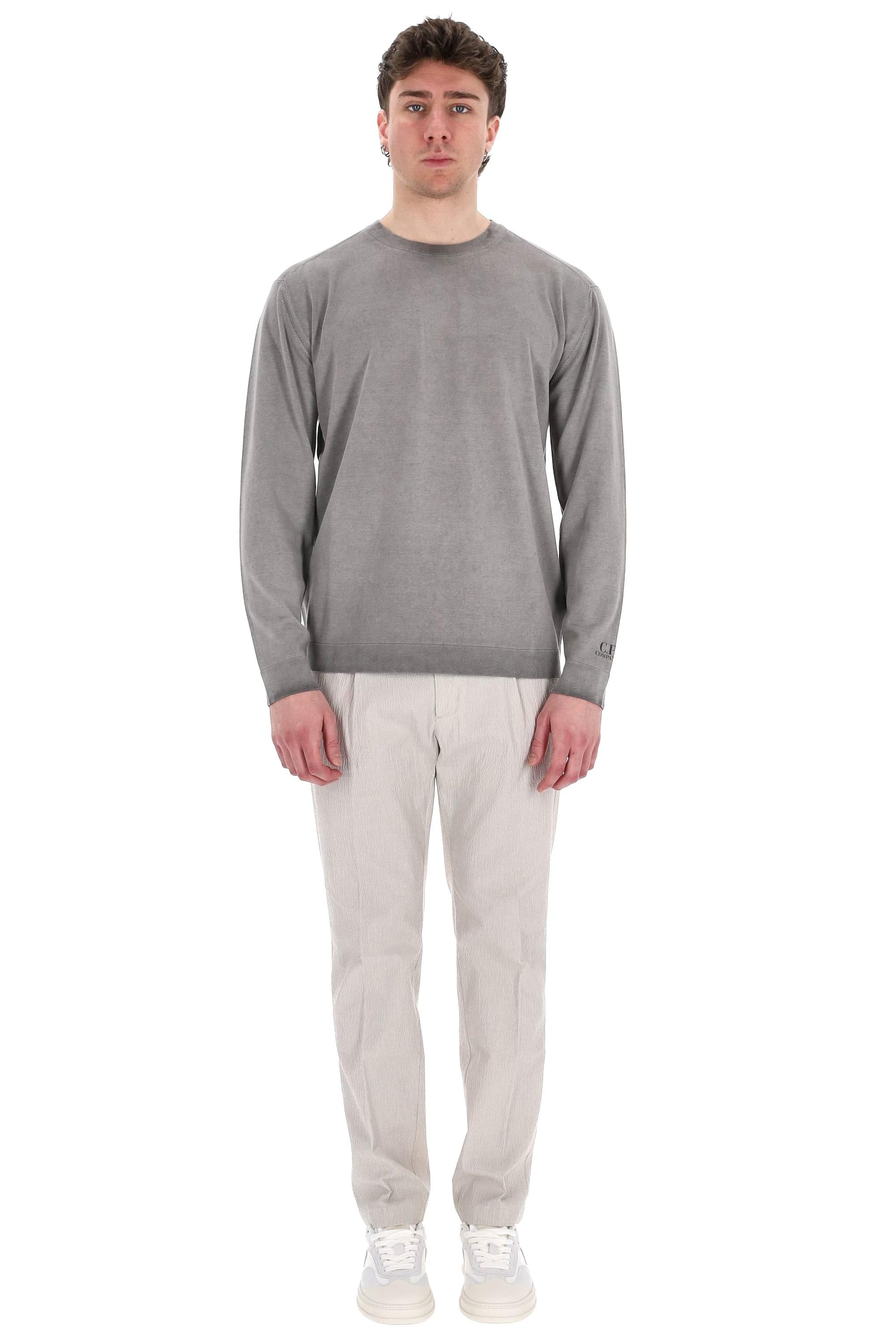 CP Company Girocollo in crepe di cotone effetto delavè MKN212A00 4128S 999