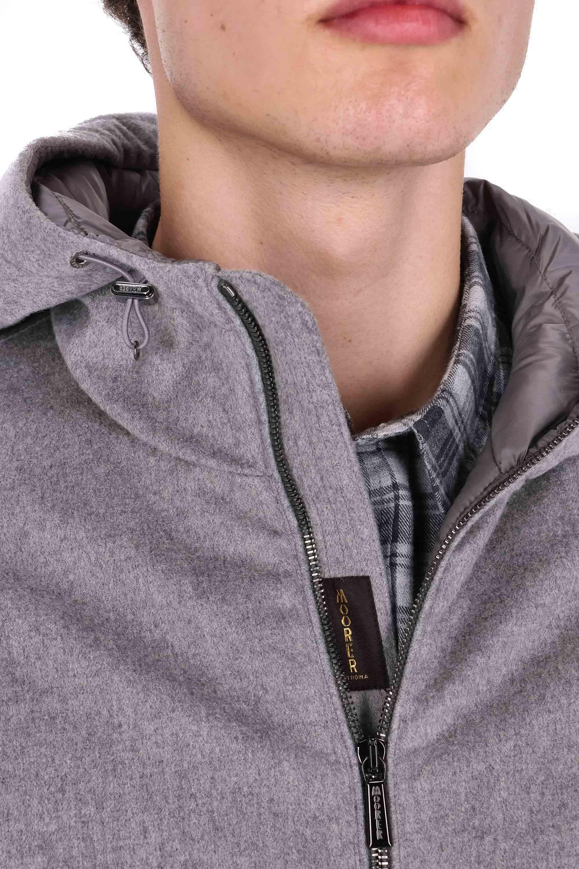 Moorer Giubbotto bomber in lana-cashmere imbottito in piumino ONIRO-LSL U0051