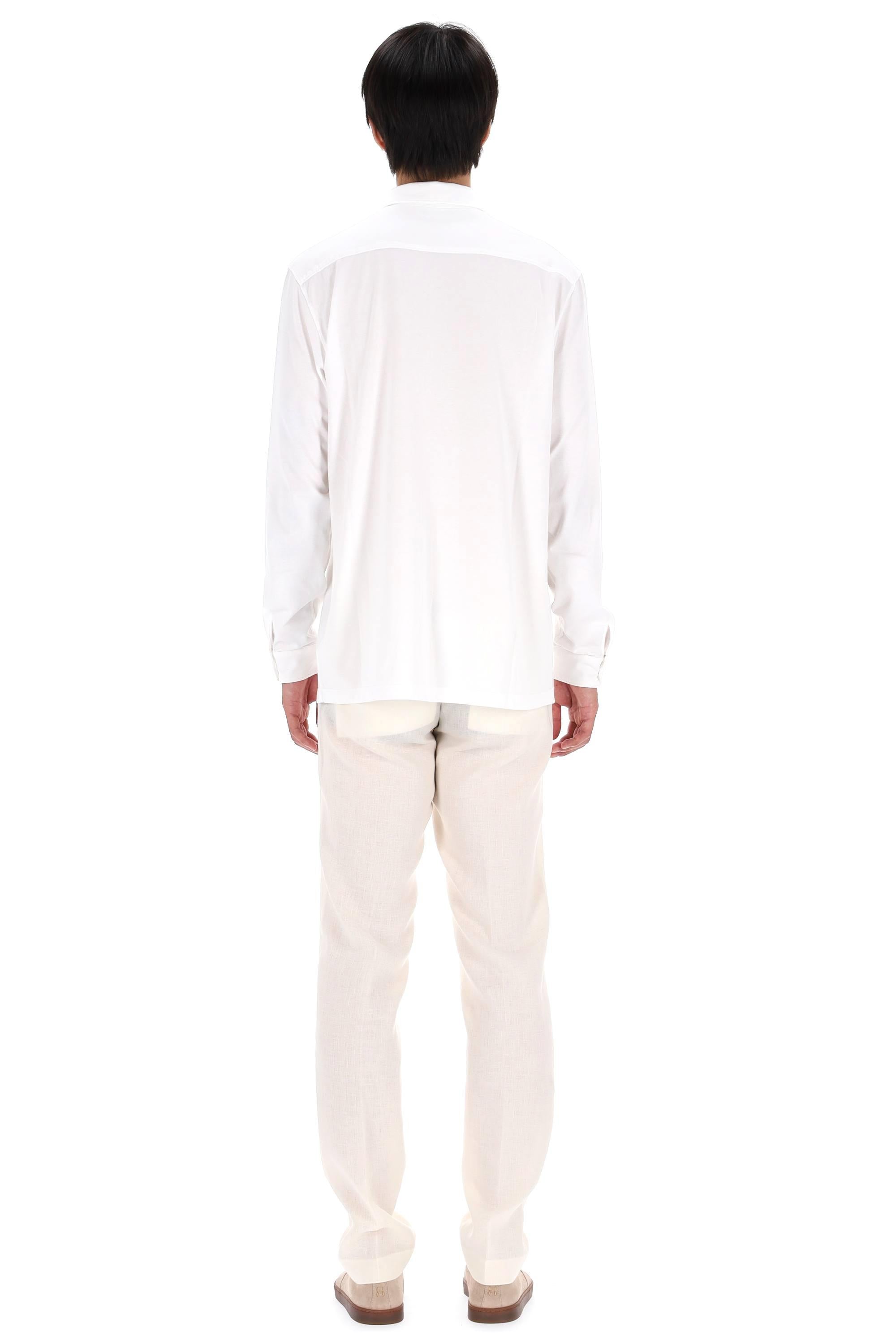 Roberto Collina Camicia-polo in jersey di cotone RB51005 01