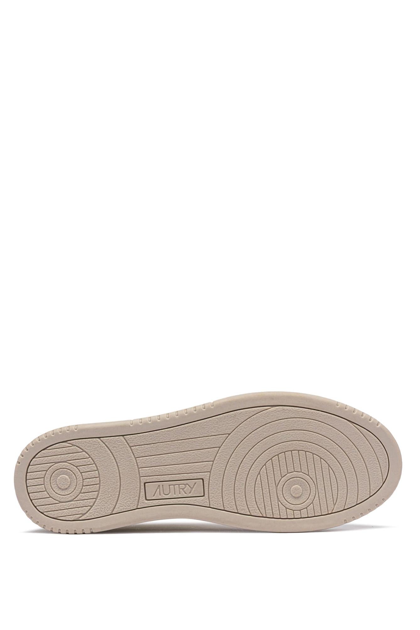 Autry Sneaker Medalist in pelle elephant dettagli arancione AULM NE13 MAR/FAN