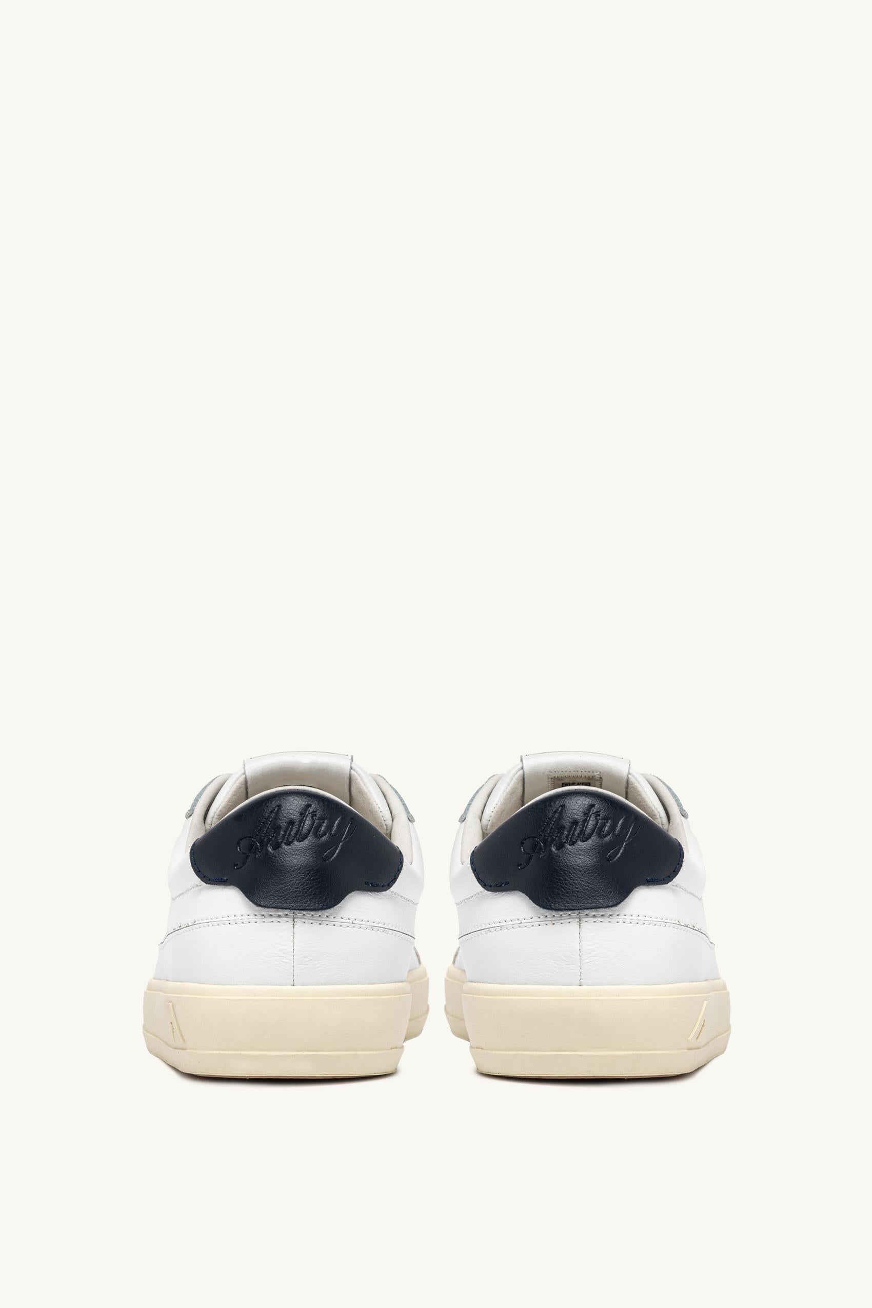 Autry Sneaker Windscape in pelle con talloncino blu SCLM UK05 WHT/SPACE