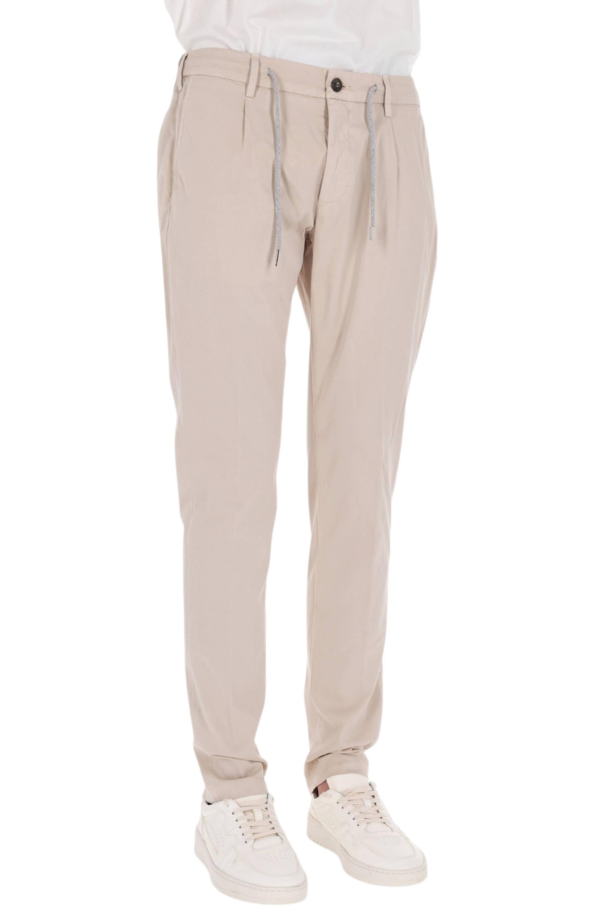 Eleventy Pantalone jogger in cotone-seta M75PANB21 TET0K004 02N