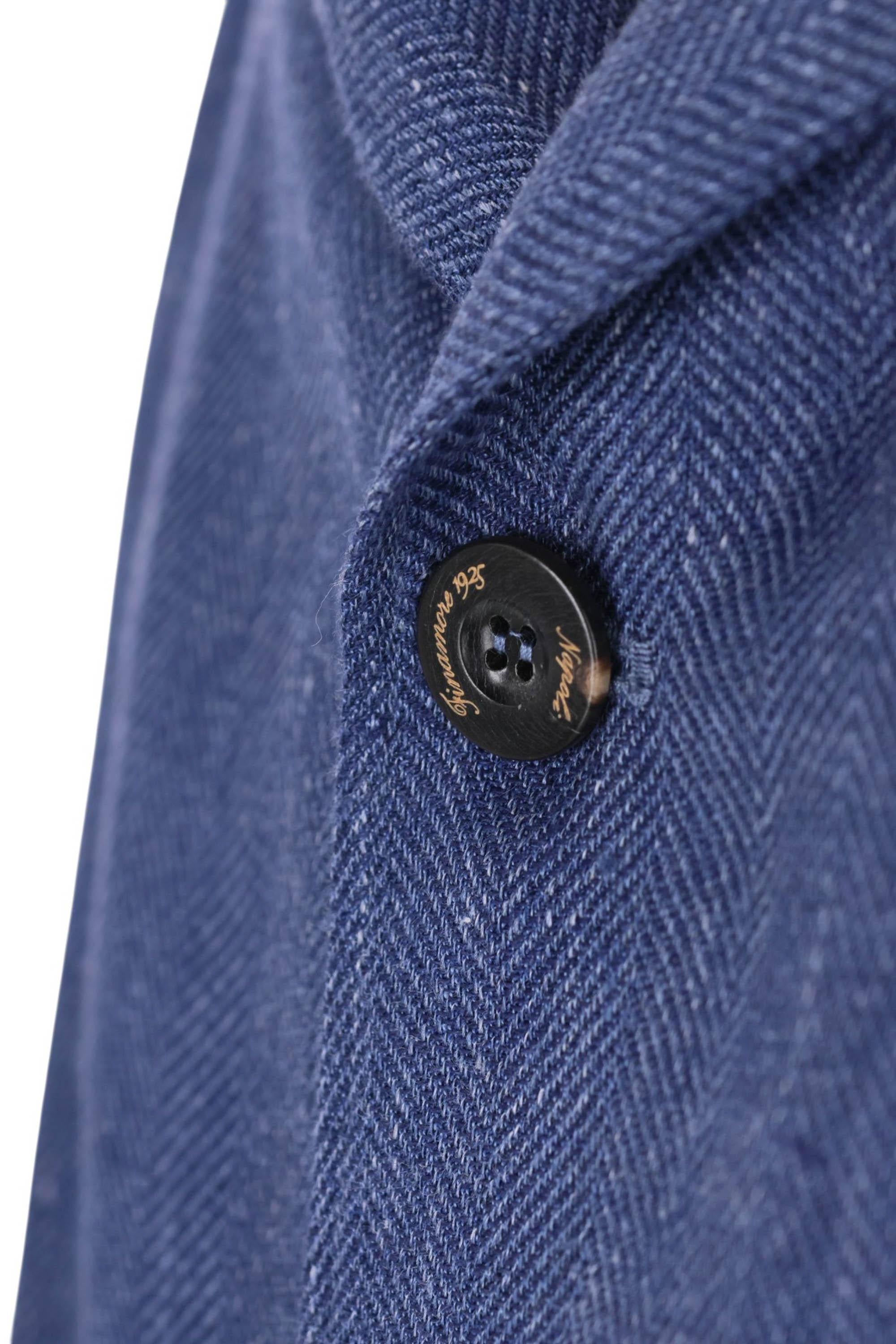 Finamore Giacca sartoriale in lana-lino mod. Frans FRANSS 510037 P6022 01