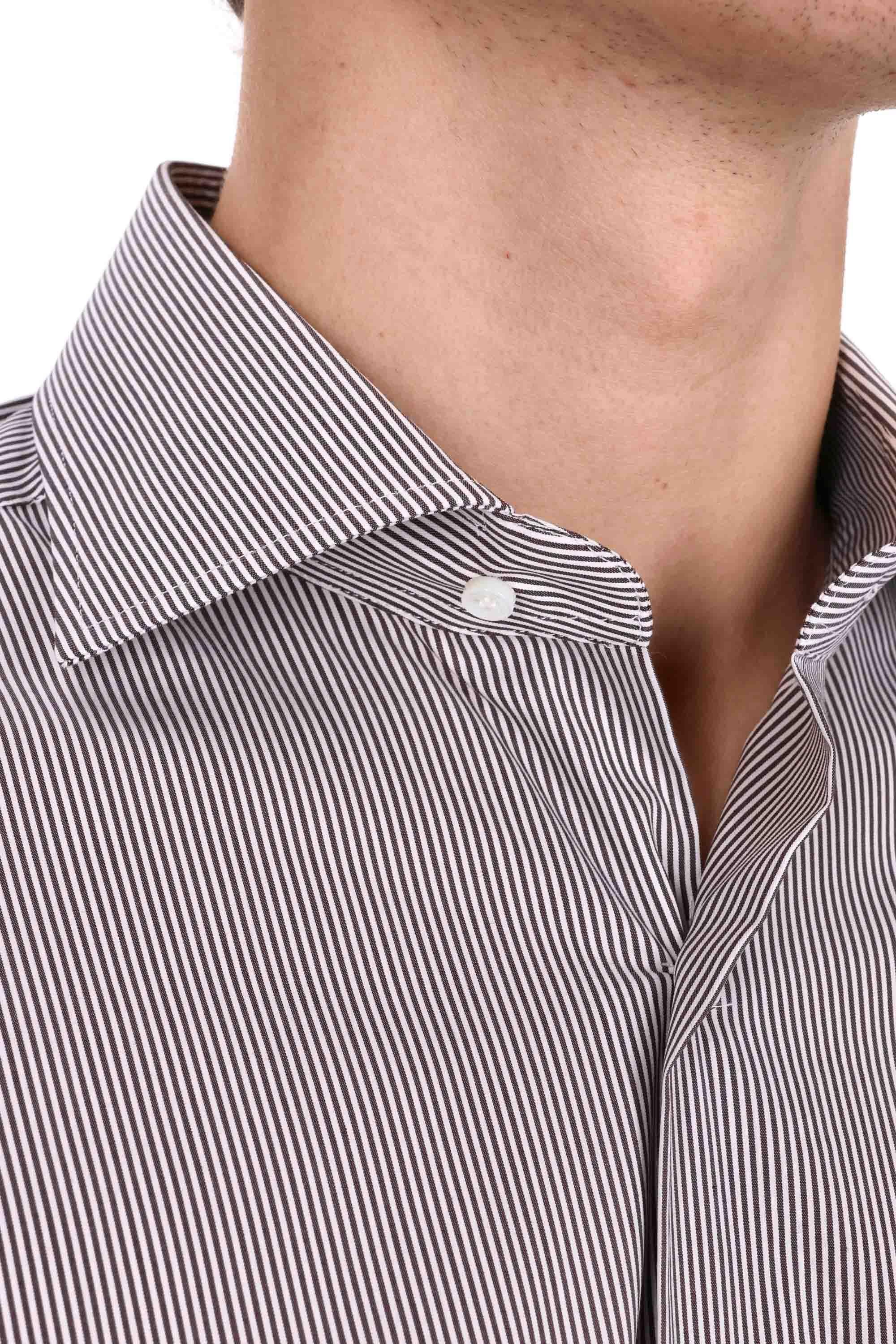 Barba Camicia bacchettata in popeline stretch linea Milano I1U13P0150031.U/2 0004