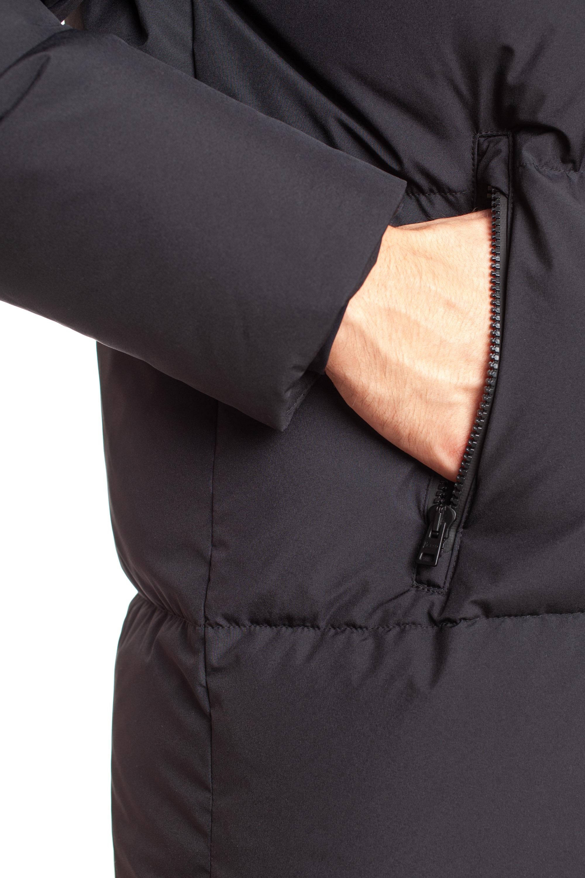 Blouson in piuma con cappuccio UCTA7A6 CCT531 K09 Zegna