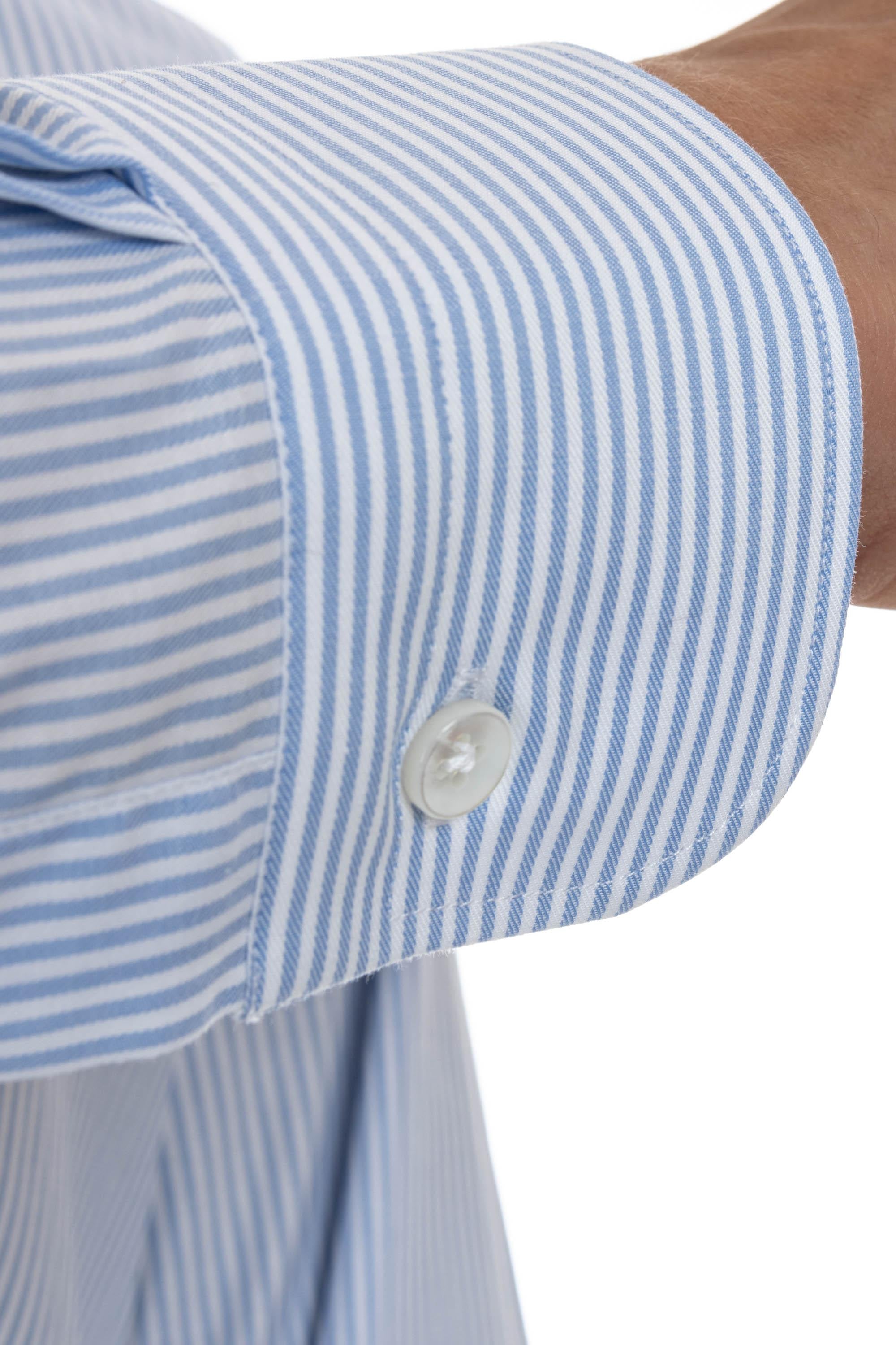 Camicia sartoriale a nido d'ape stretch Etichetta Culto K1U13P0144000.U 0001 Barba