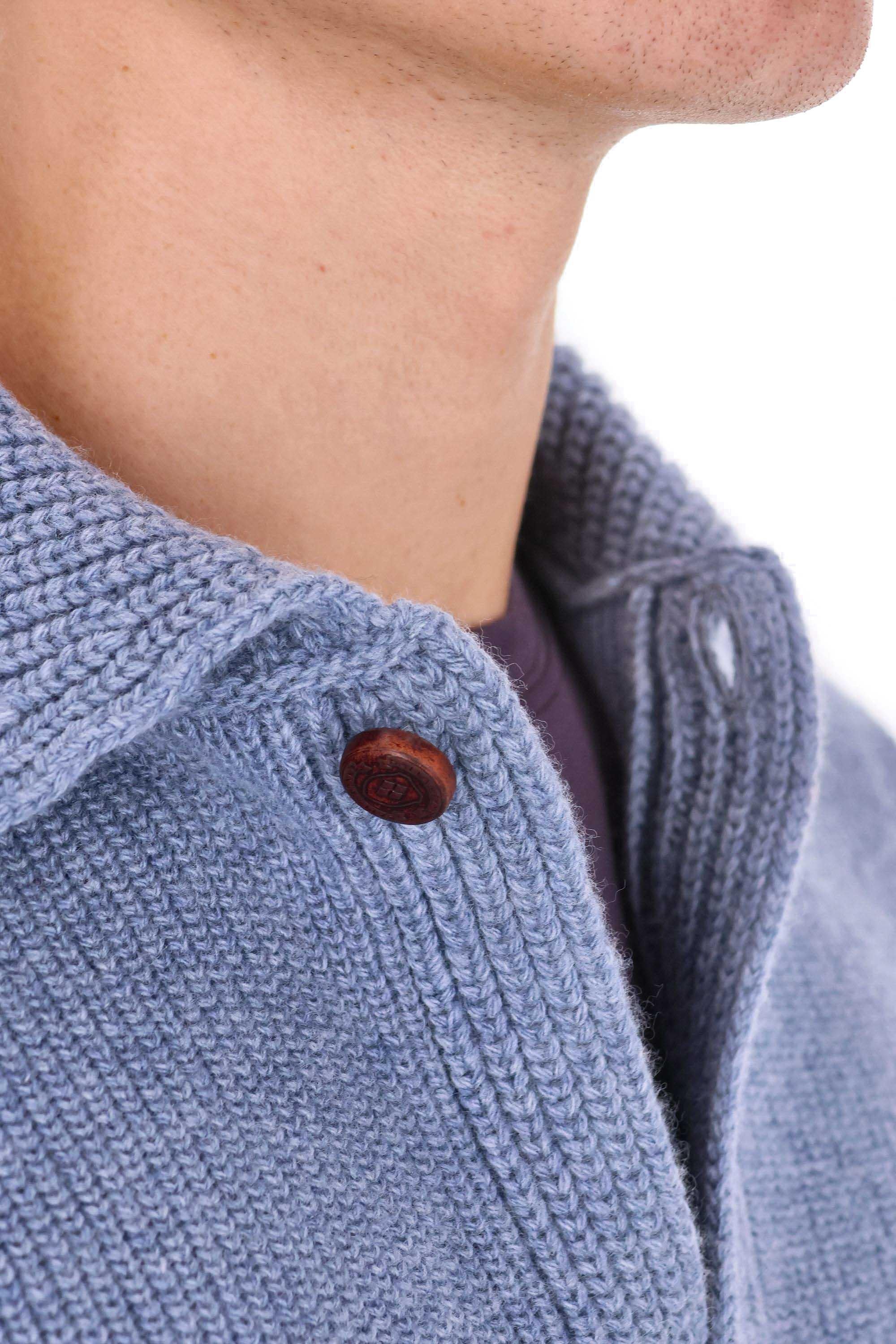 Ballantyne Polo-maglieria in lana scollo V con bottone singolo B2W201 7W067/2 13111