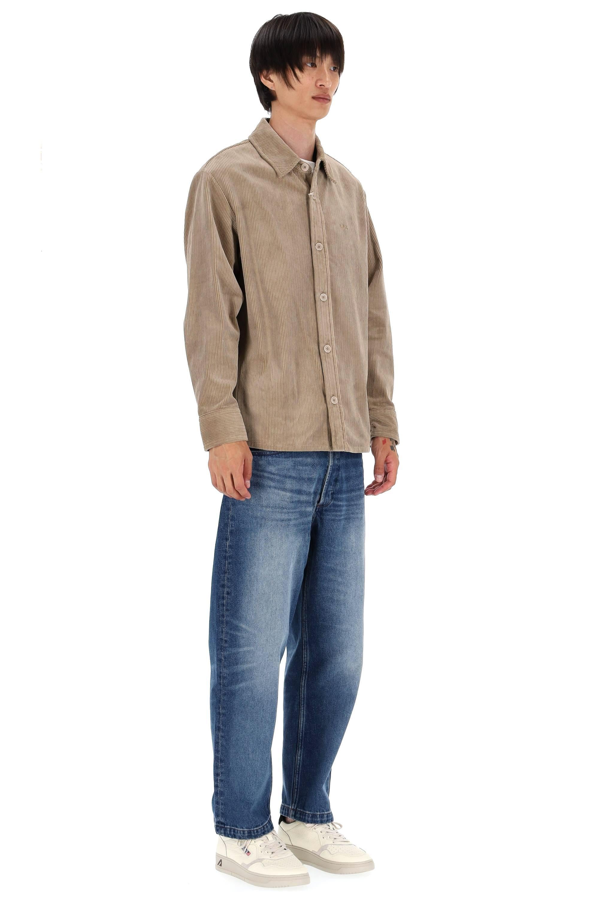 A.P.C. Overshirt in velluto a coste COHBB-H02976 BAA