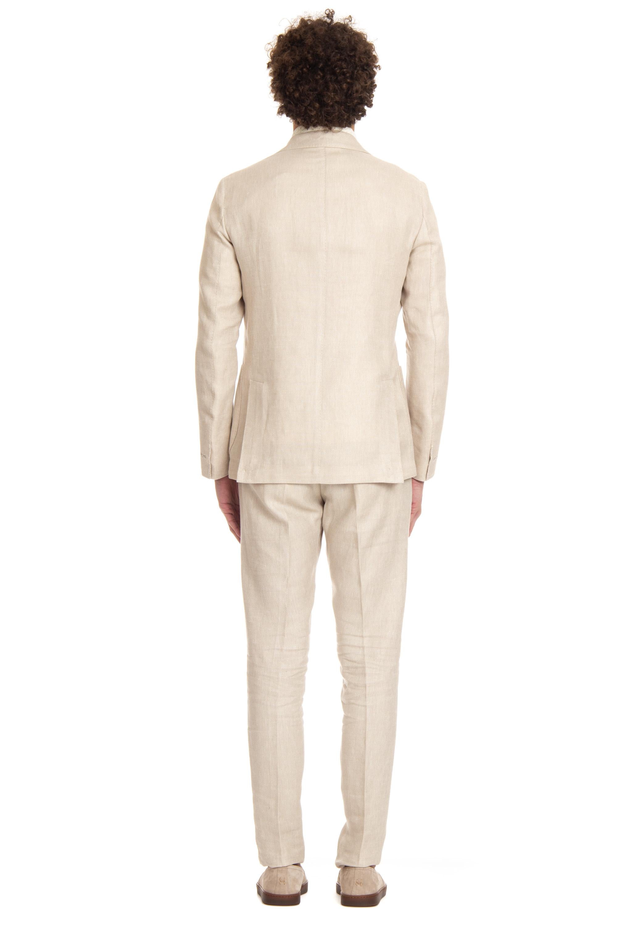 Abito sartoriale jogger in lana-lino-seta Zegna I75ABUC10 BT CC TES0G053 02N Eleventy