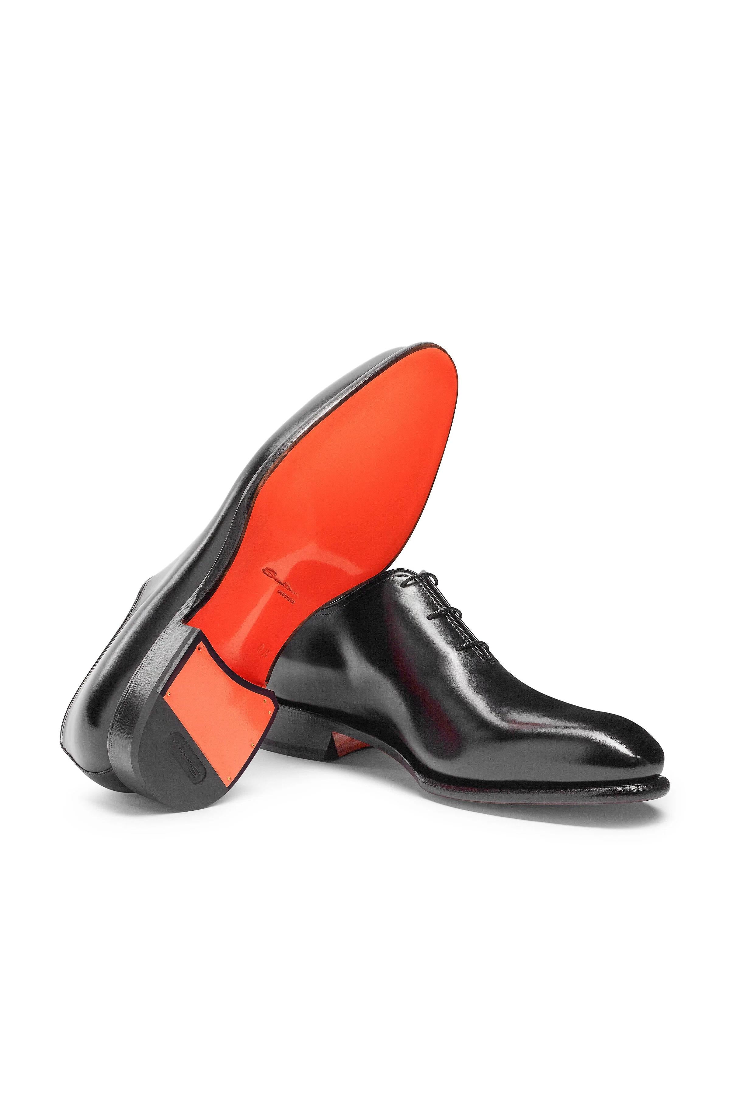 Santoni Scarpa stringata oxford in pelle anticata MCCR16229MC1HVVD N01
