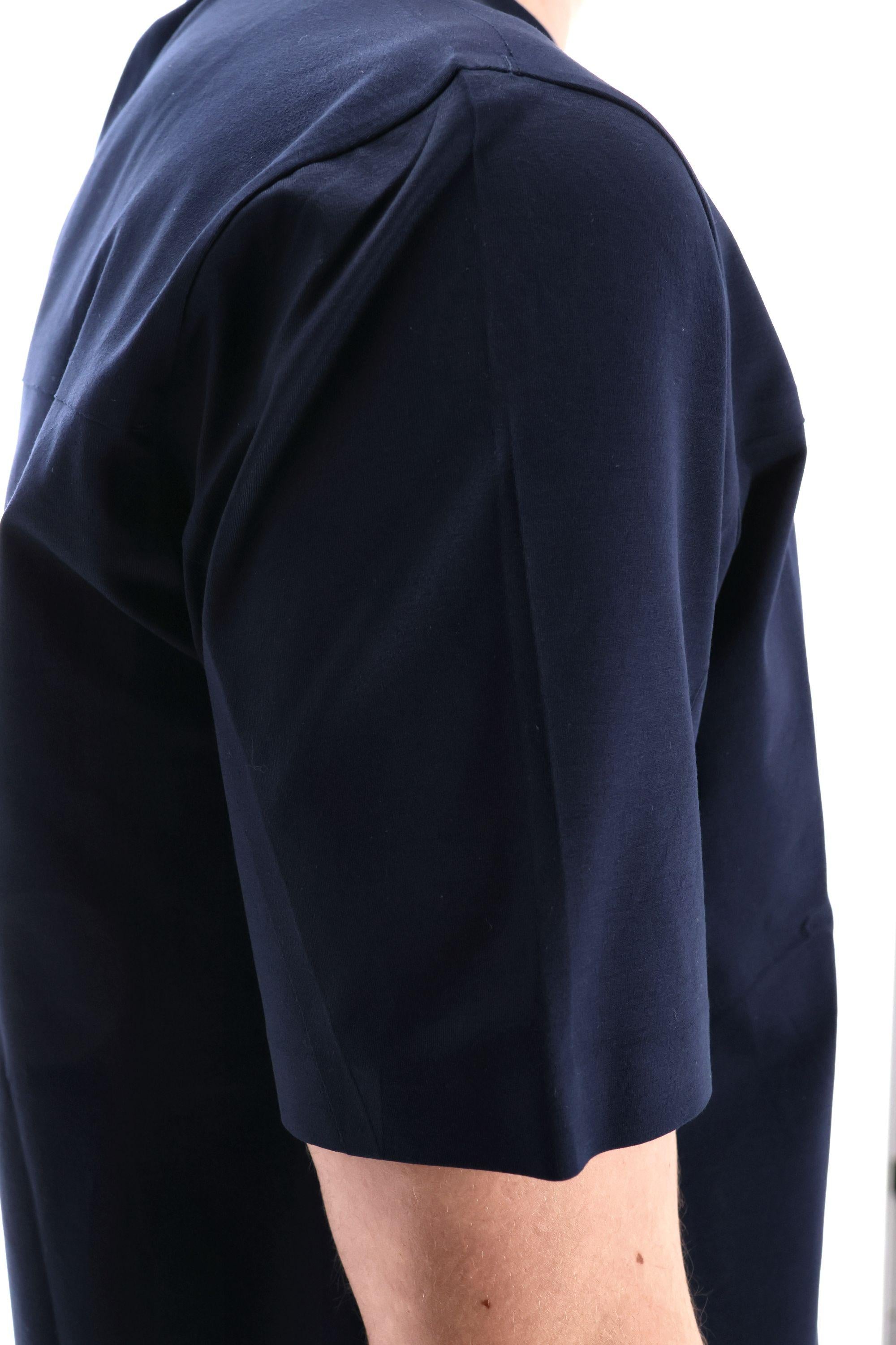 T-shirt in cotone con termo nastrature JG000237U-2 9200 Herno