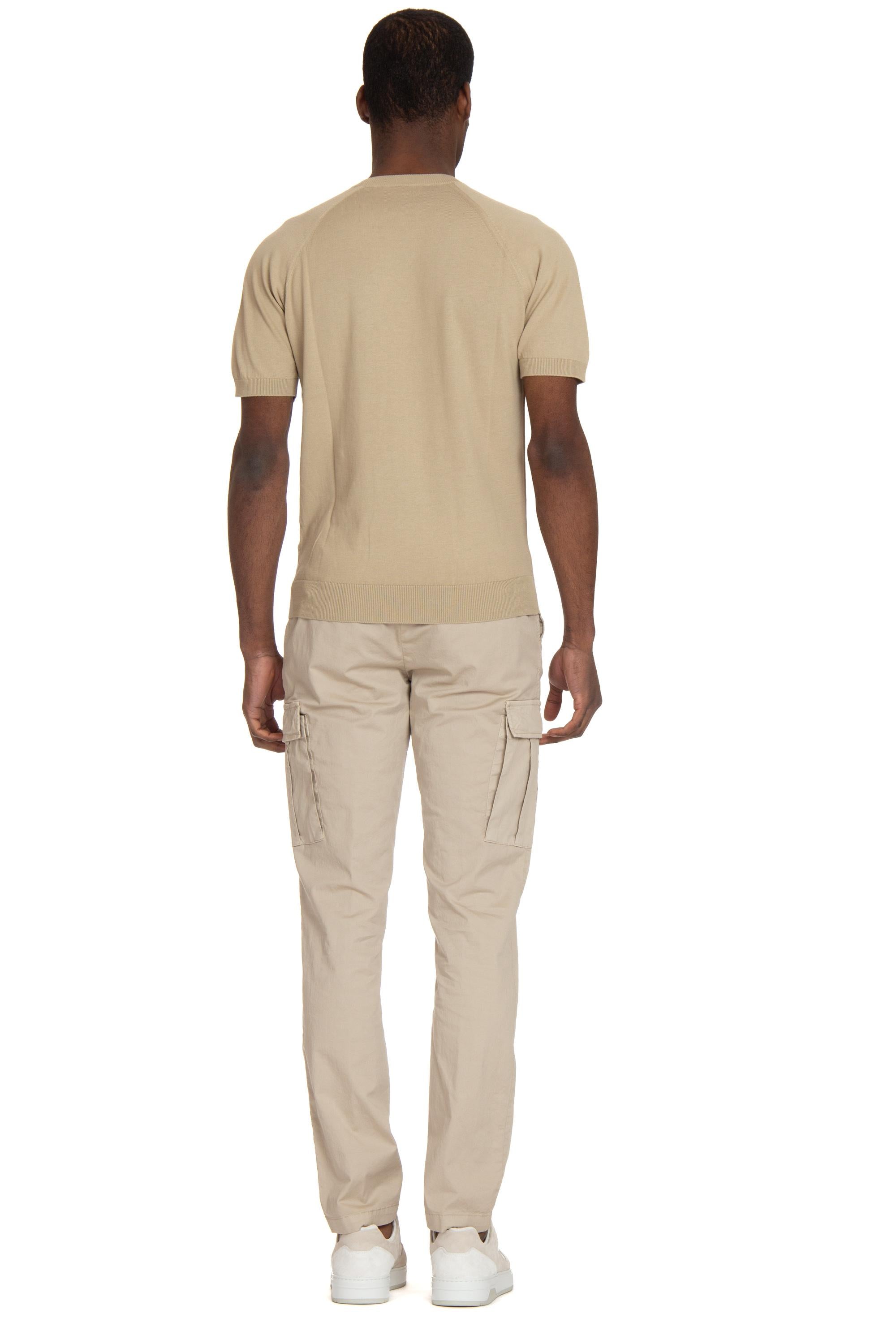 T-shirt in cotone con manica raglan 57104 18017/3 120 Gran Sasso