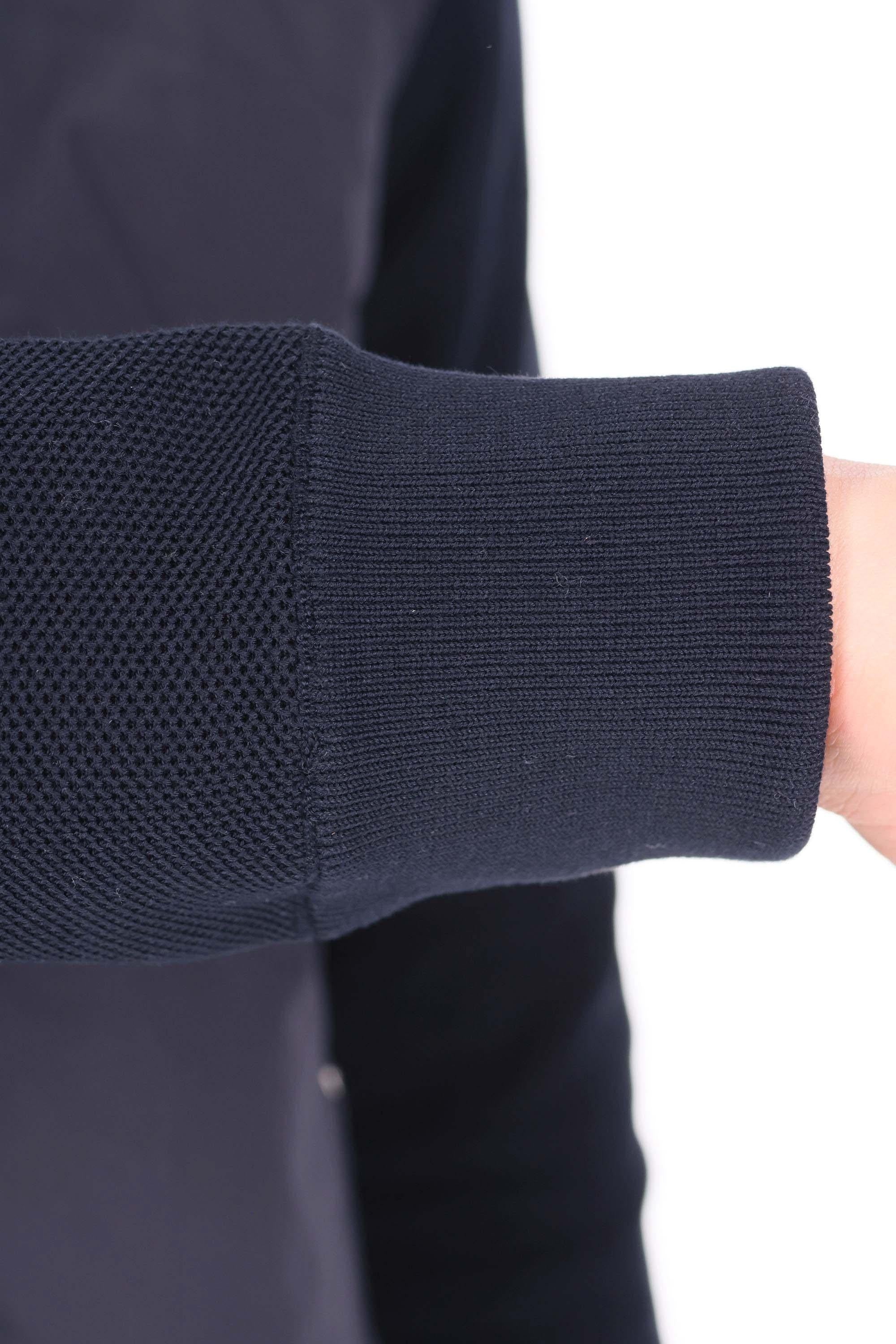 Herno Giubbino bomber bimateriale MC000168U 9201