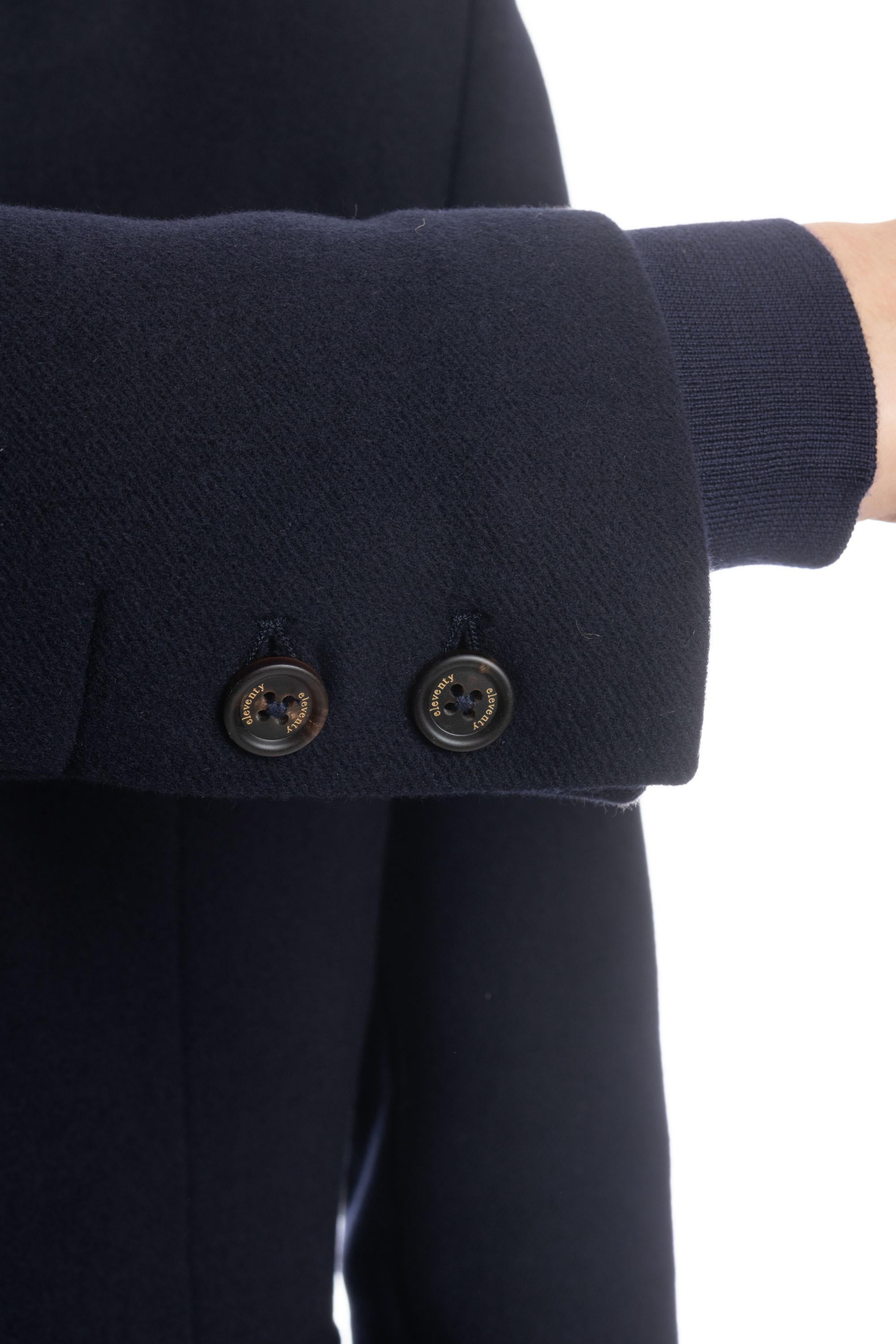Giacca-outerwear in double di lana J75GIAD02 TES0J008 11 Eleventy