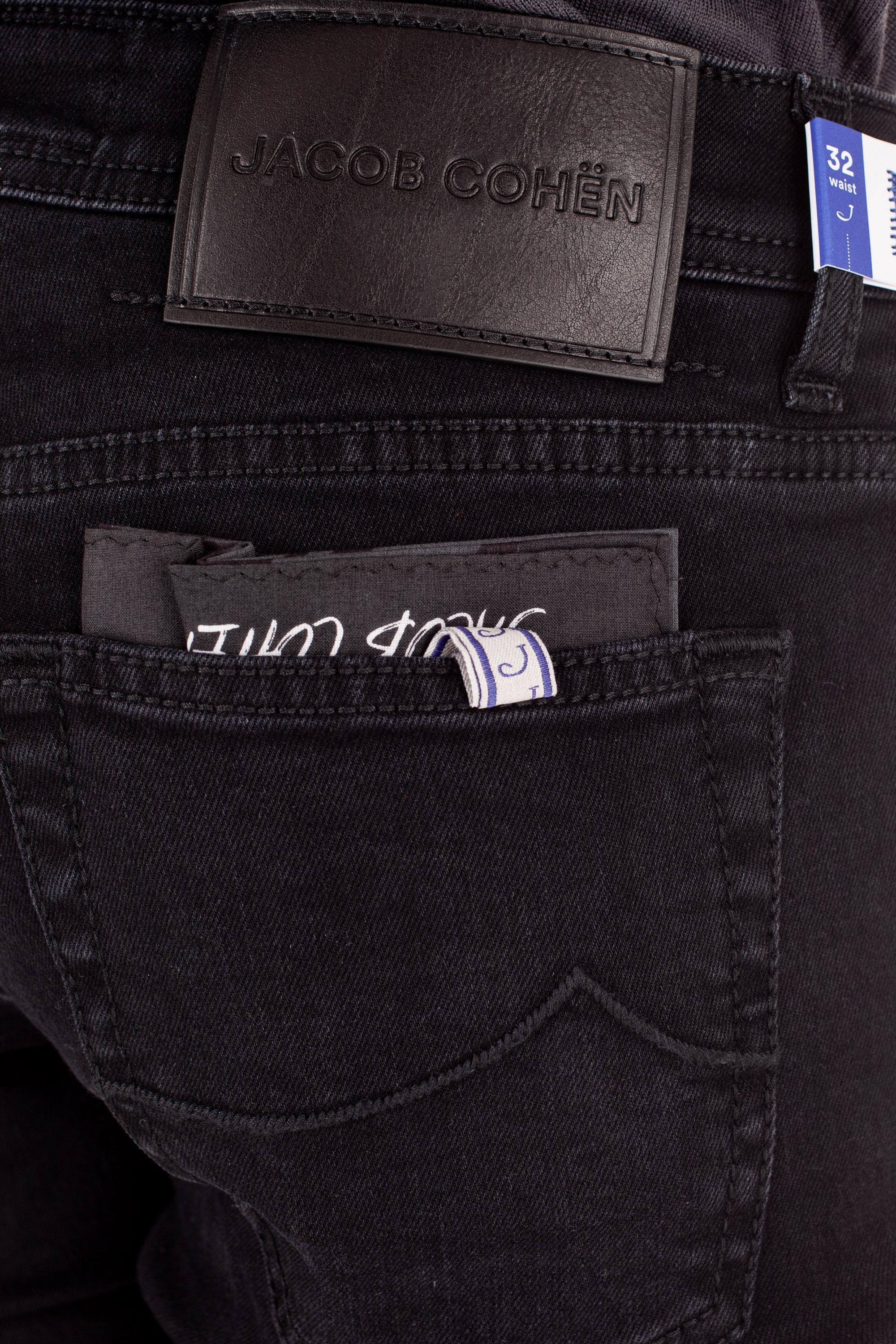 Jeans etichetta nera in pelle Nick slim fit E07 30S 3622 NICKSLIM 543D Jacob Cohen