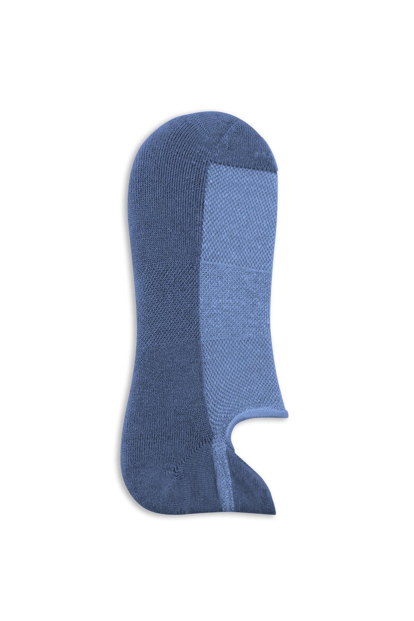 Marcoliani Calza fantasmino sneaker in piquet di cotone-lino MAR4860K/3 140