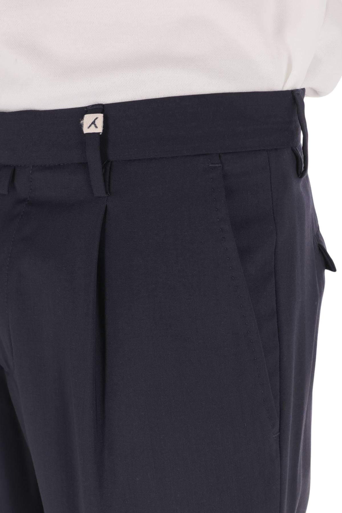 Myths Pantalone Zeus-P in lana vergine "luxury wool" 26M19L 101 037