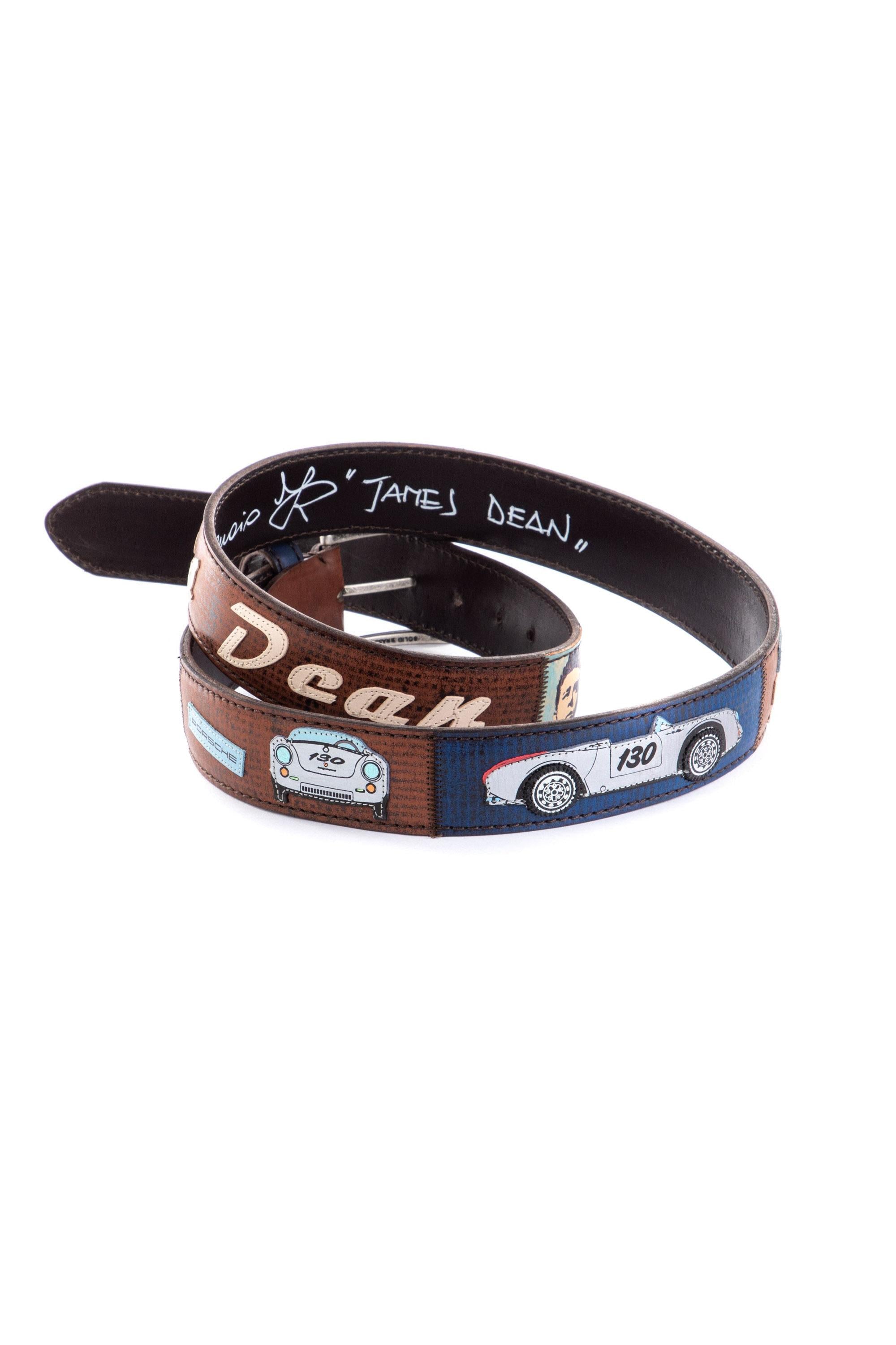 Cintura artigianale in pelle "James Dean" JAMES DEAN NN Artigianato Italiano