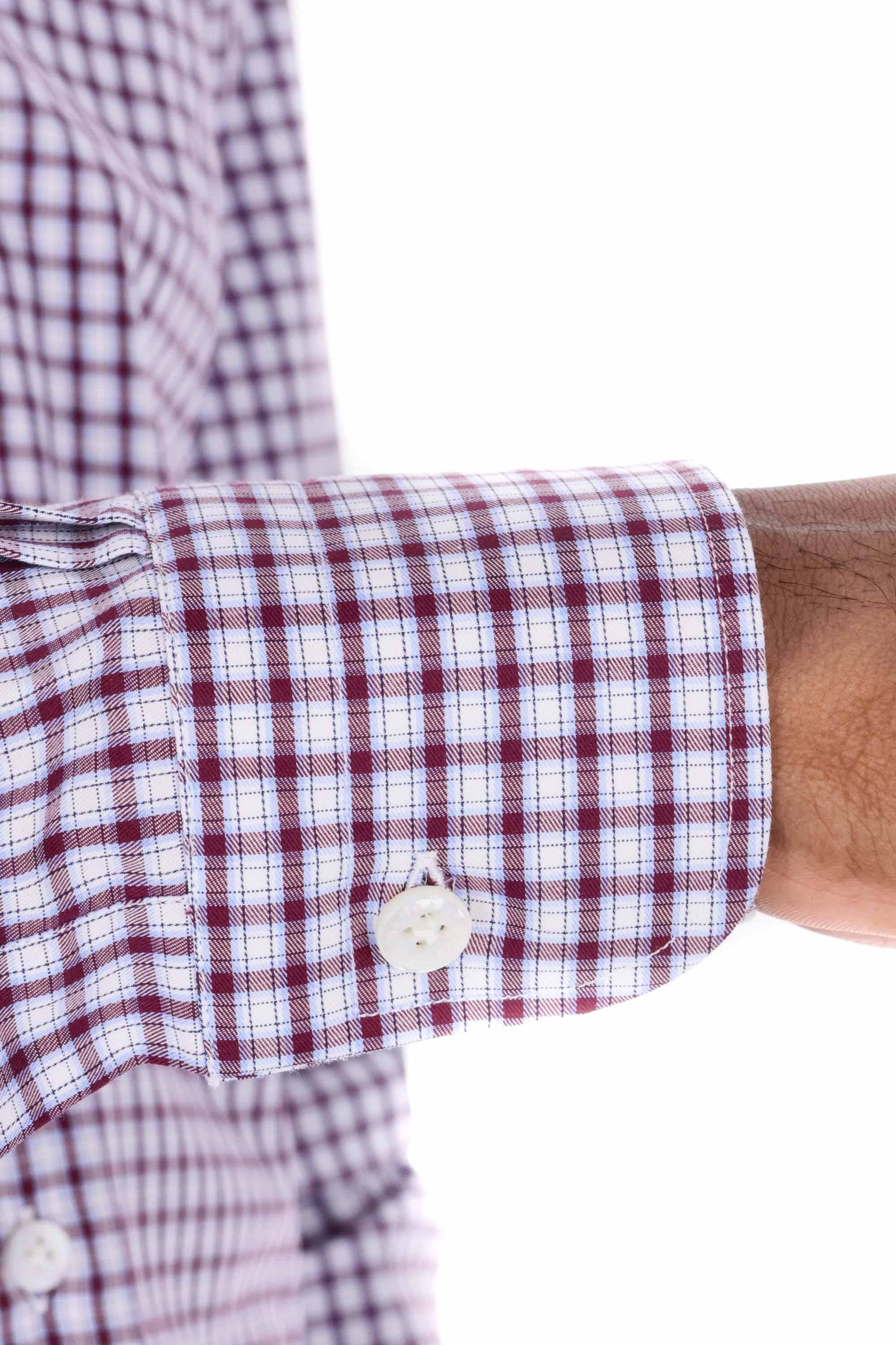 Camicia in cotone micro fantasia linea Culto K1U13P0150106.X 0001 Barba