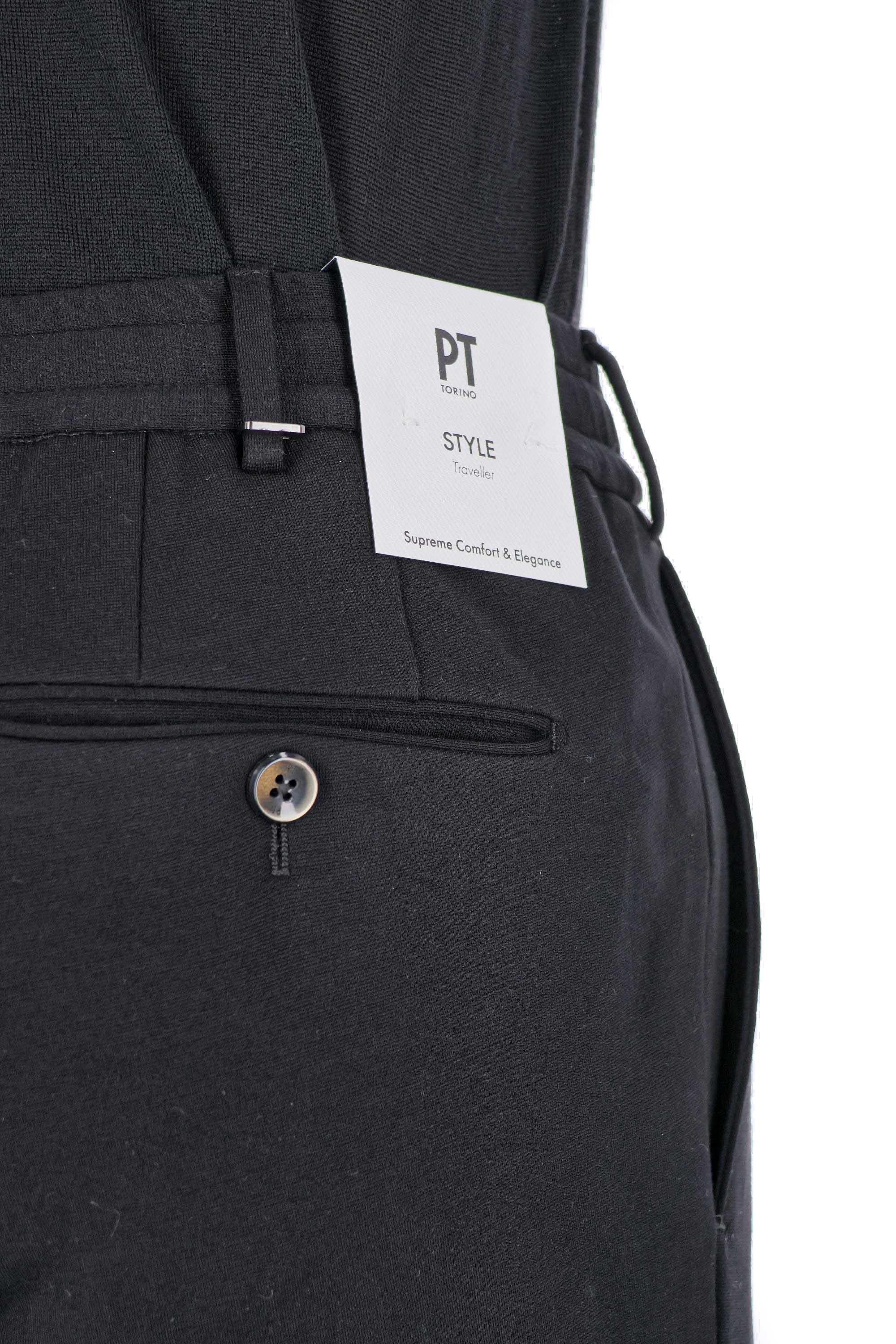 PT Torino Pantalone in jersey stretch di cotone e viscosa Slim jogger fit VSJGZ20CL1 VD01/2 0990