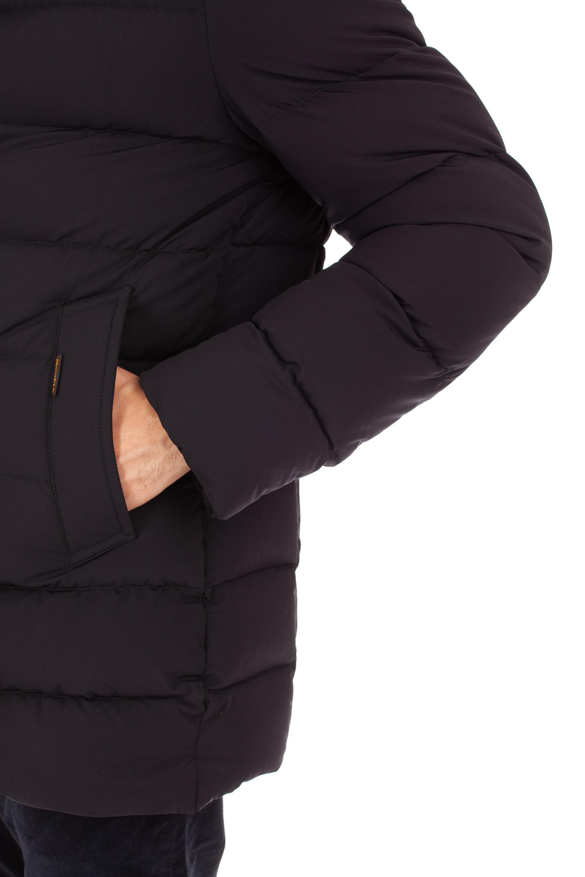 Piumino doppiopetto in nylon bi-stretch mod. Florio-Kn FLORIO-KN U0402 Moorer