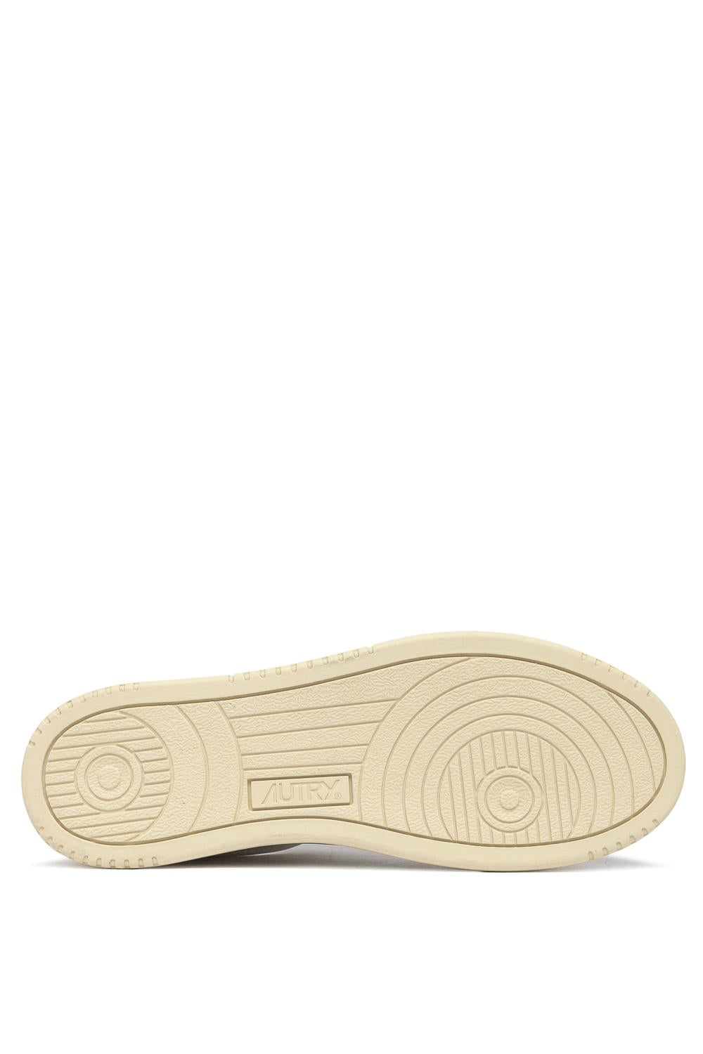 Autry Sneaker Medalist in pelle talloncino blu AULM - LL12 WHT/SPACE