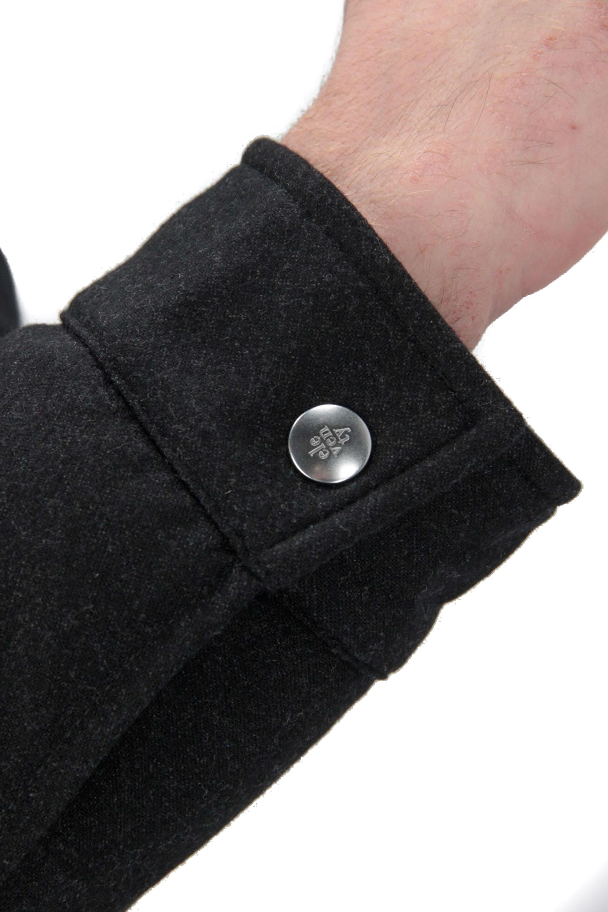 Eleventy Giubbotto in lana 14 micron con bottoni a pressione J75GBTI30 TES0H009 22