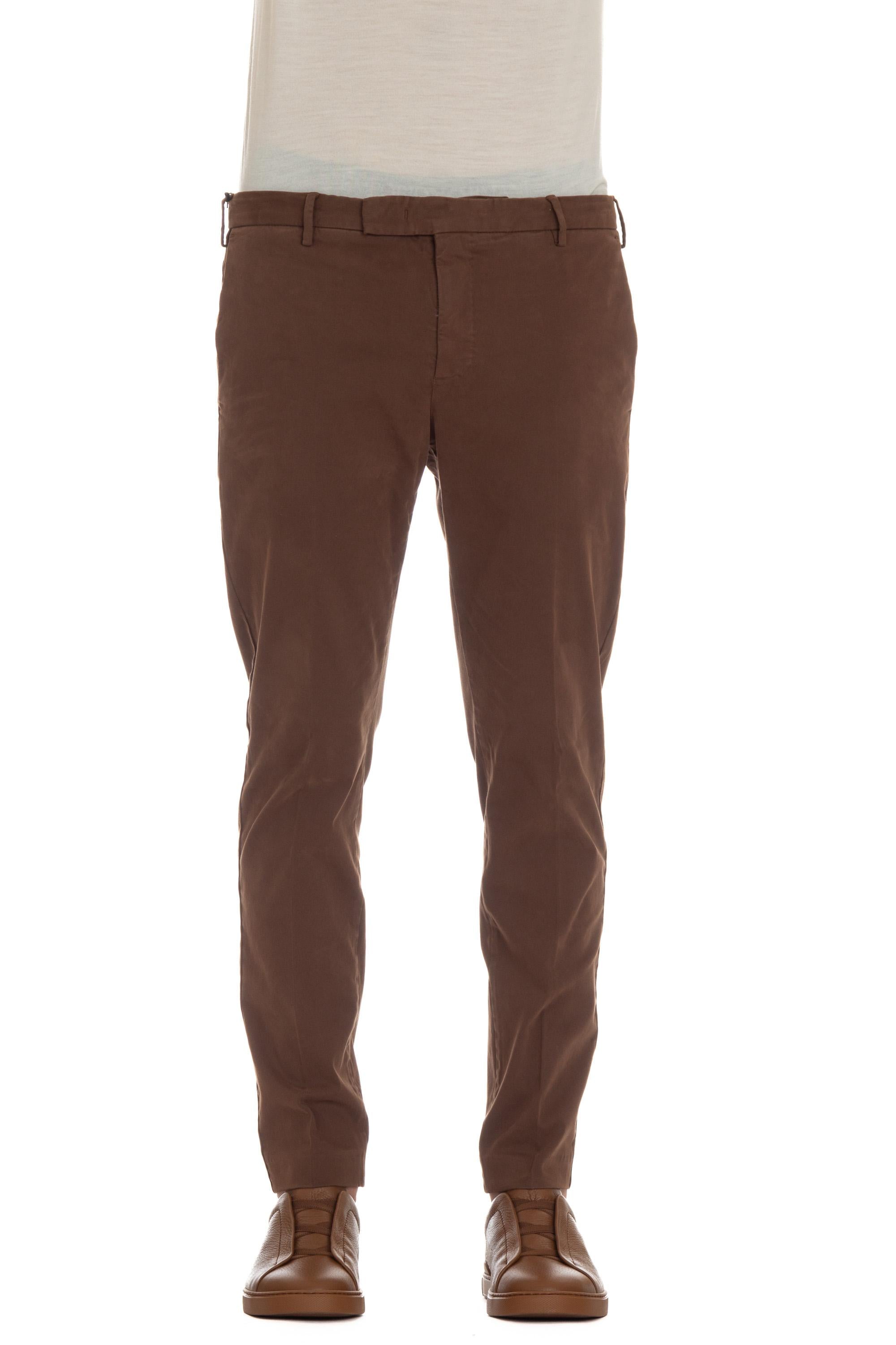PT Torino Pantalone in rasatello di cotone Dieci fit ATX0Z00FWD NK20_3 Y175